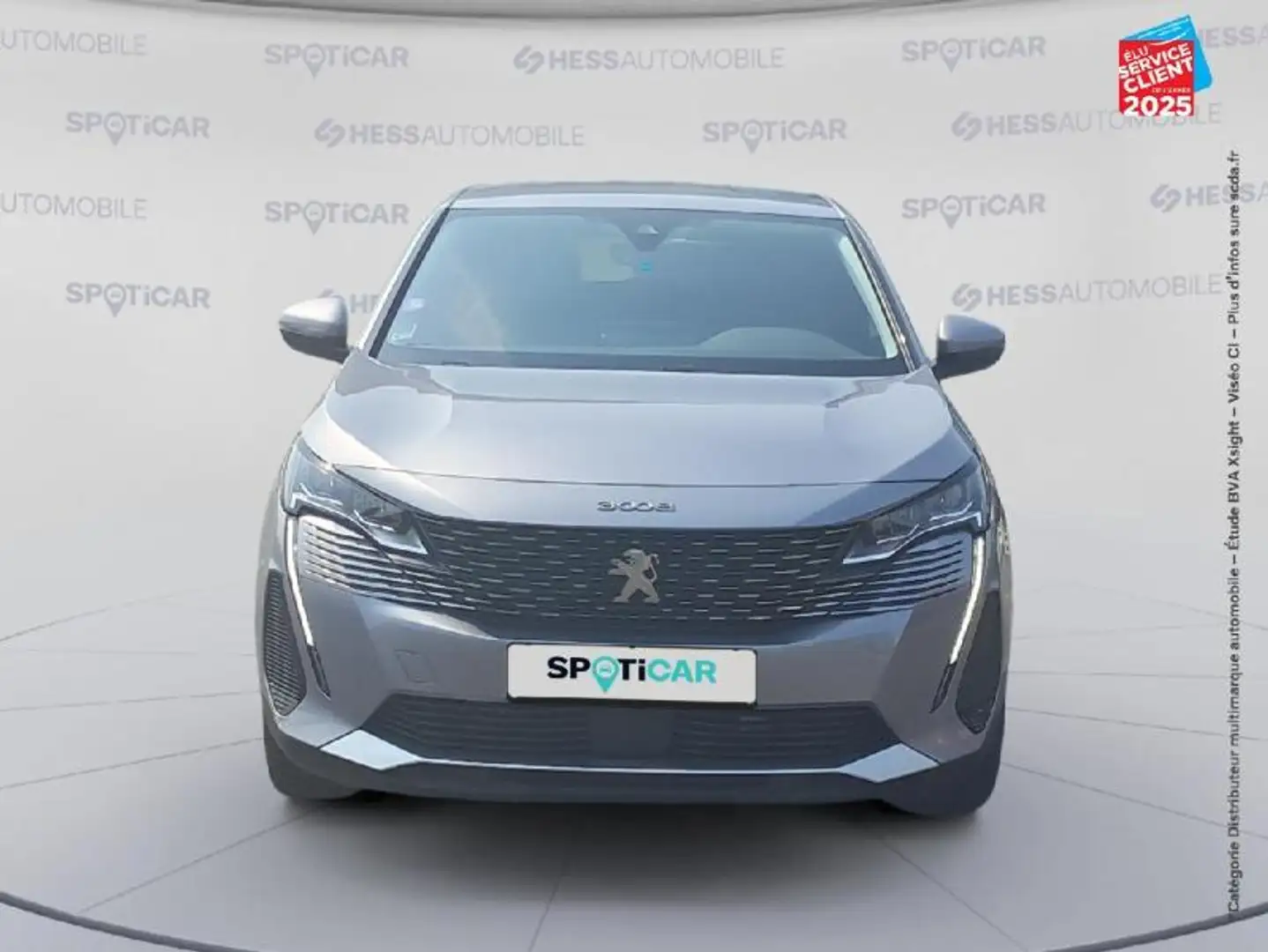 Peugeot 3008 HYBRID 225ch Allure e-EAT8 GPS Gris - 2