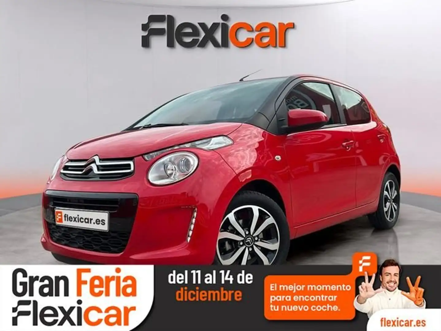Citroen C1 1.0 VTi Airscape Shine 72 Rojo - 1