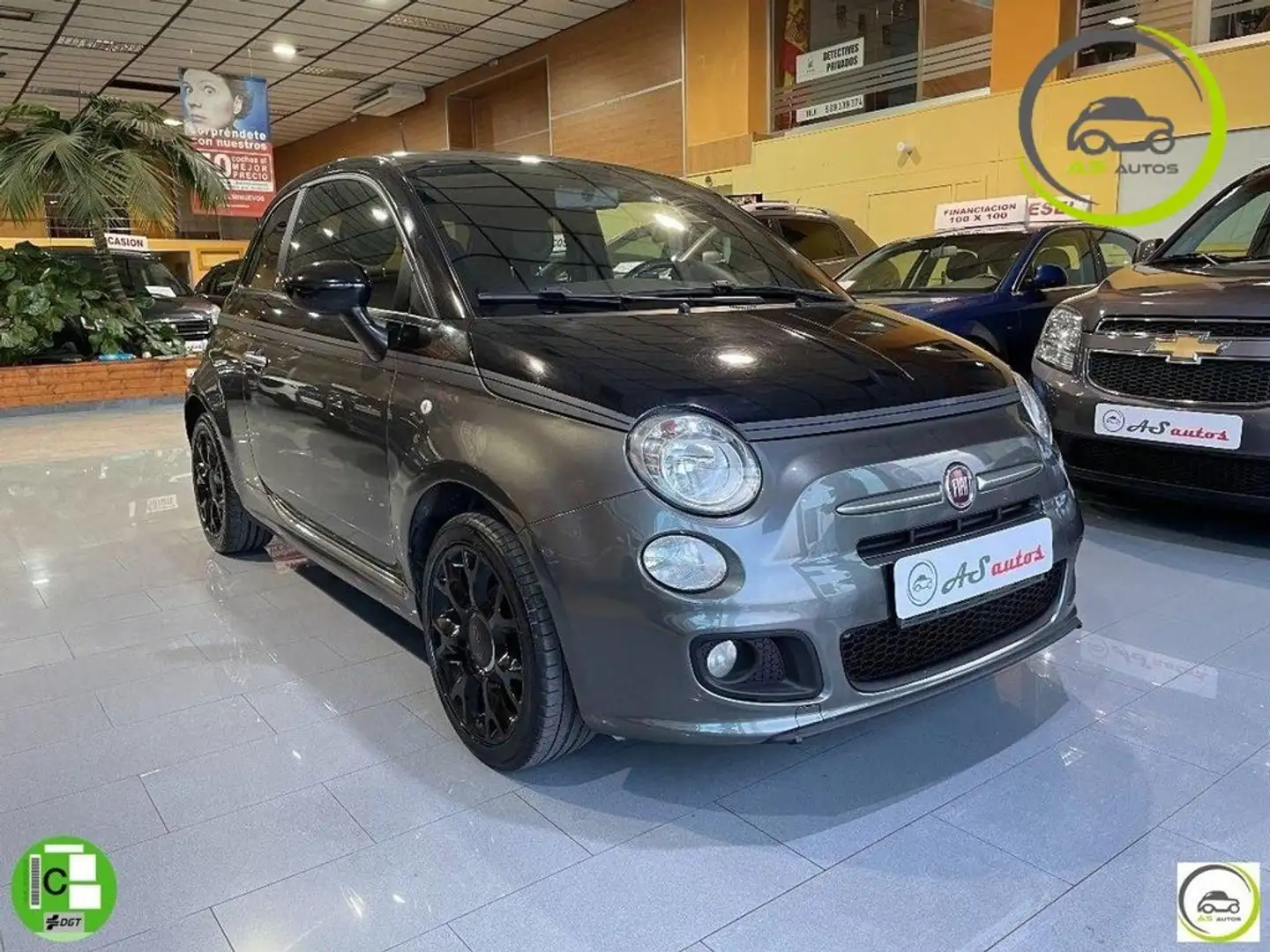Fiat 500 1.2 GQ Gris - 1