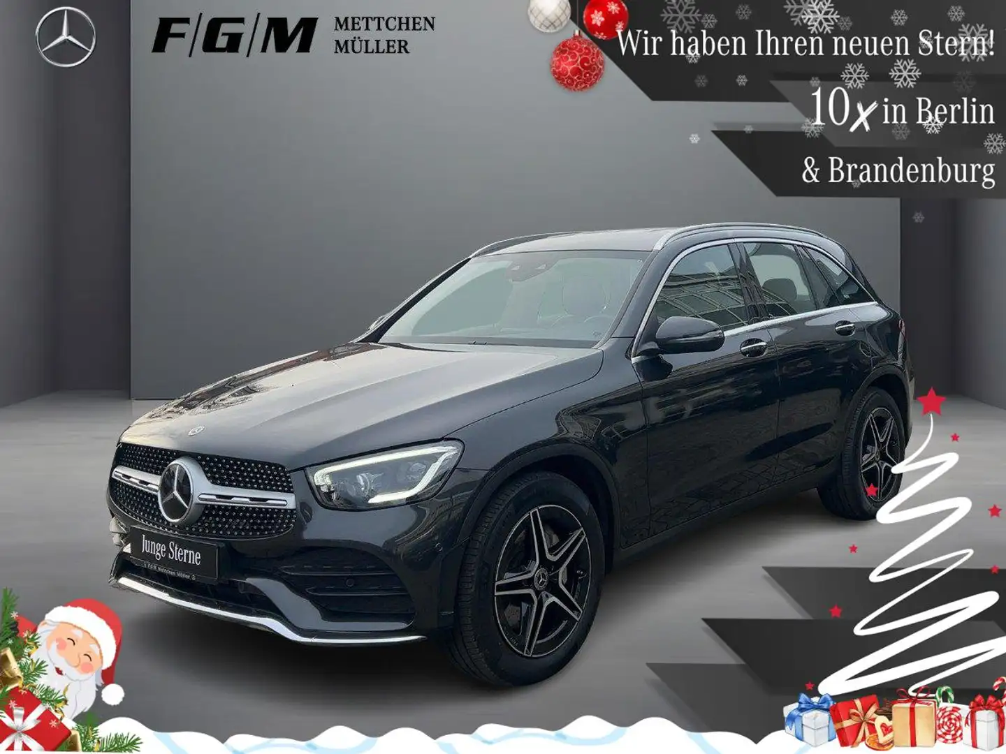 Mercedes-Benz GLC 200 4M AMG-Line KeyGo|TWA|Sitzhz|Distronic Grau - 1