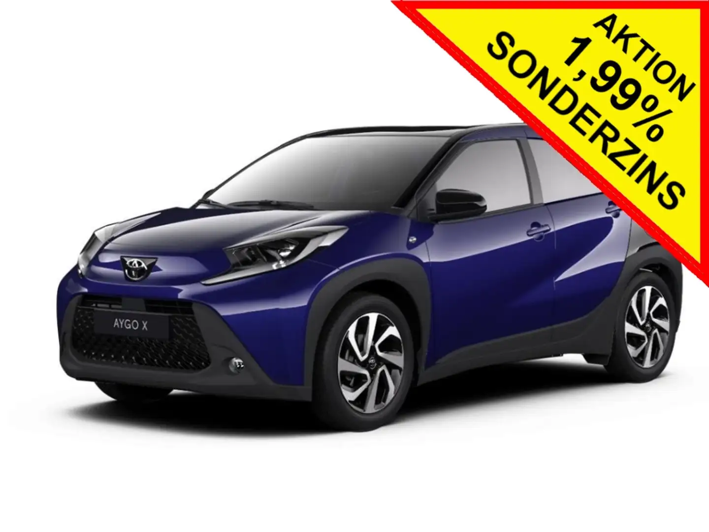 Toyota Aygo X TEAM-D+CPLAY+MODEL2024+SONDERAKTION+SOFORT Blauw - 1