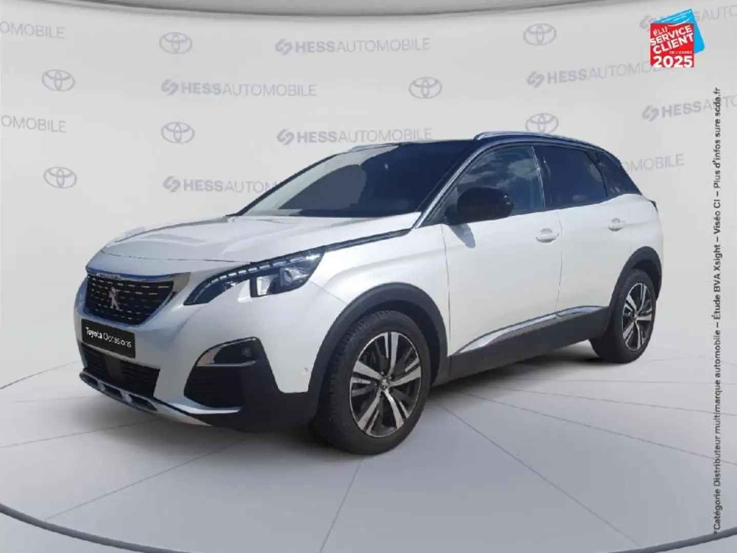 Peugeot 3008 1.2 PureTech 130ch Allure S\u0026S EAT6 Blanc - 1