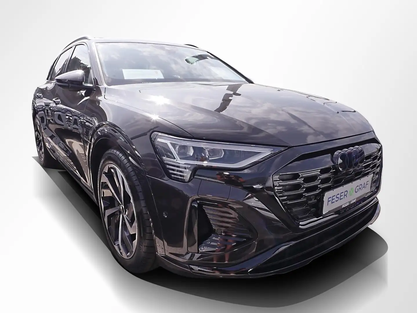 Audi Q8 e-tron 55 qu. S line Ext. AHK HuD Matrix Brun - 2