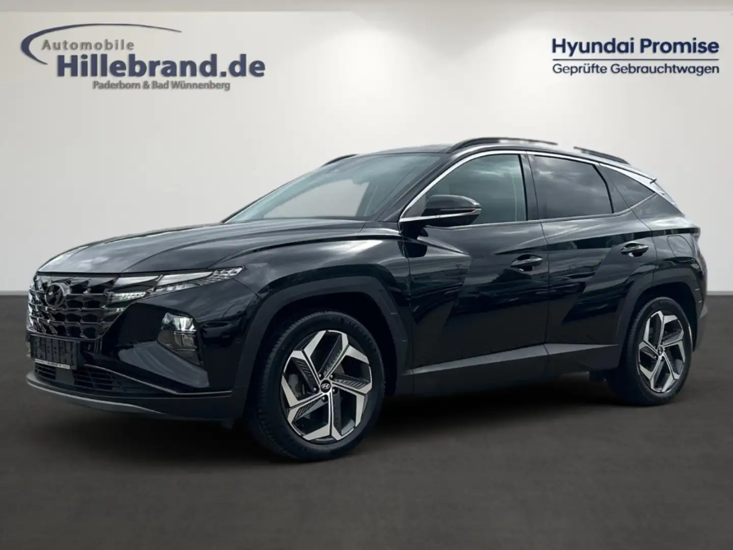 Hyundai TUCSON Prime Plug-In Hybrid 4WD 1.6 T-GDI -EU6d El. Panod Schwarz - 1