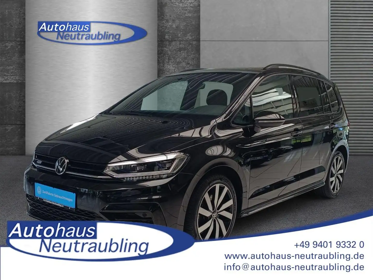 Volkswagen Touran 2.0 TDI "HIGHLINE" 150 PS +PANO+NAVI+REARVIEW+ Schwarz - 1