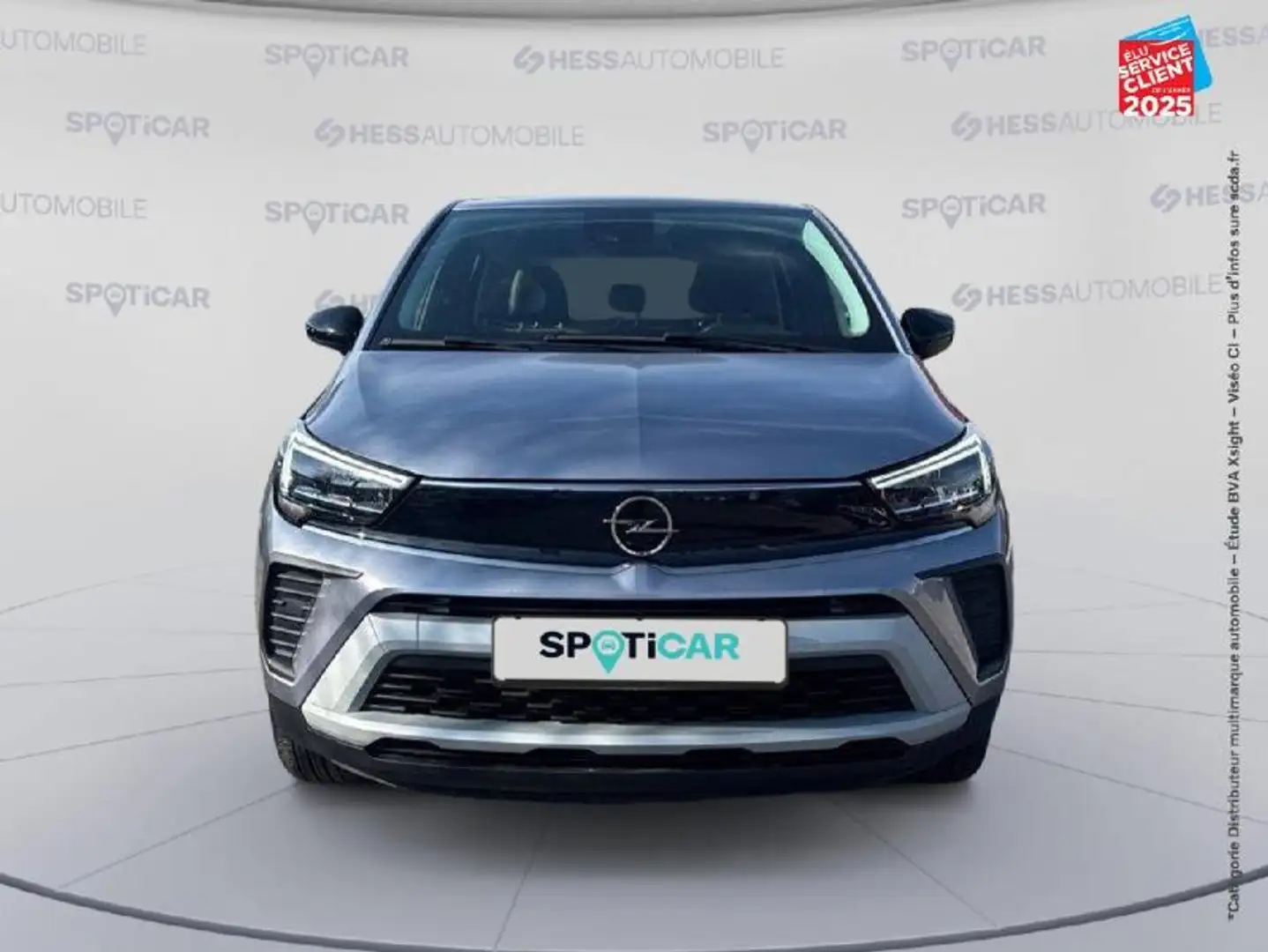 Opel Crossland 1.2 Turbo 110ch Elegance Gris - 2