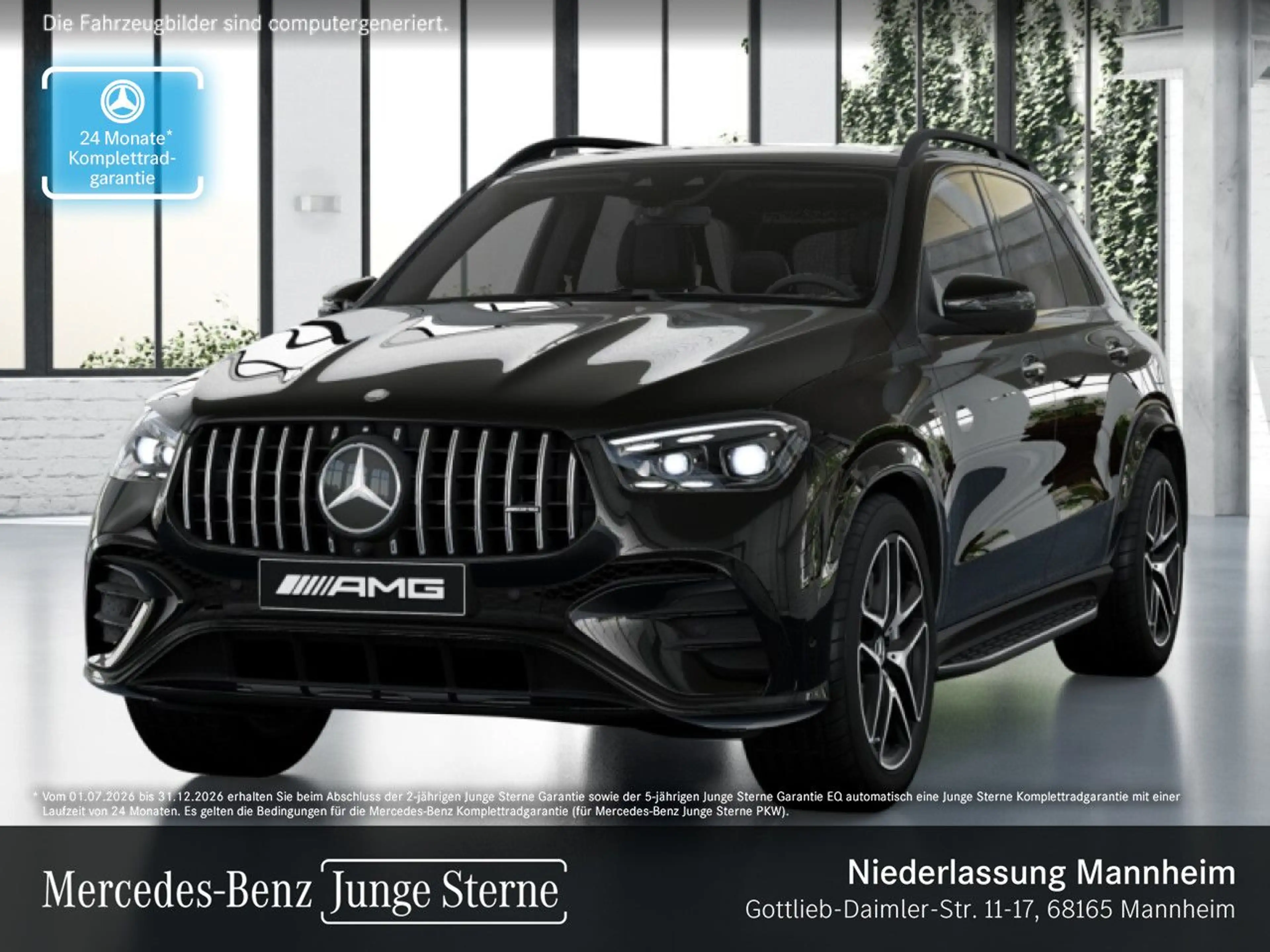 Mercedes-Benz GLE 53 AMG GLE 53 HYBRID 4M NIGHT+PANO+360+AHK+MULTIBEAM+21"