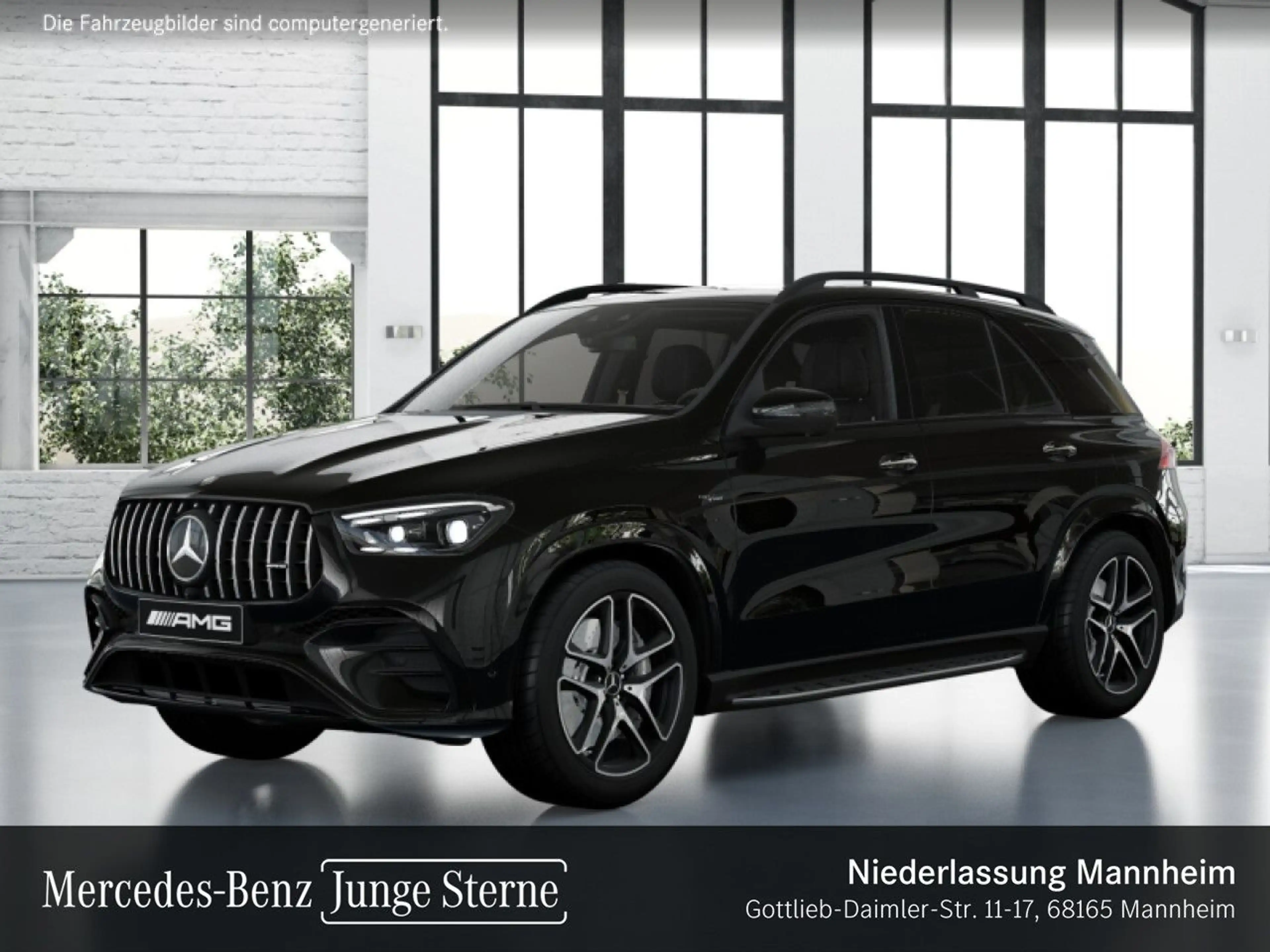 Mercedes-Benz GLE 53 AMG GLE 53 HYBRID 4M NIGHT+PANO+360+AHK+MULTIBEAM+21" — photo 14