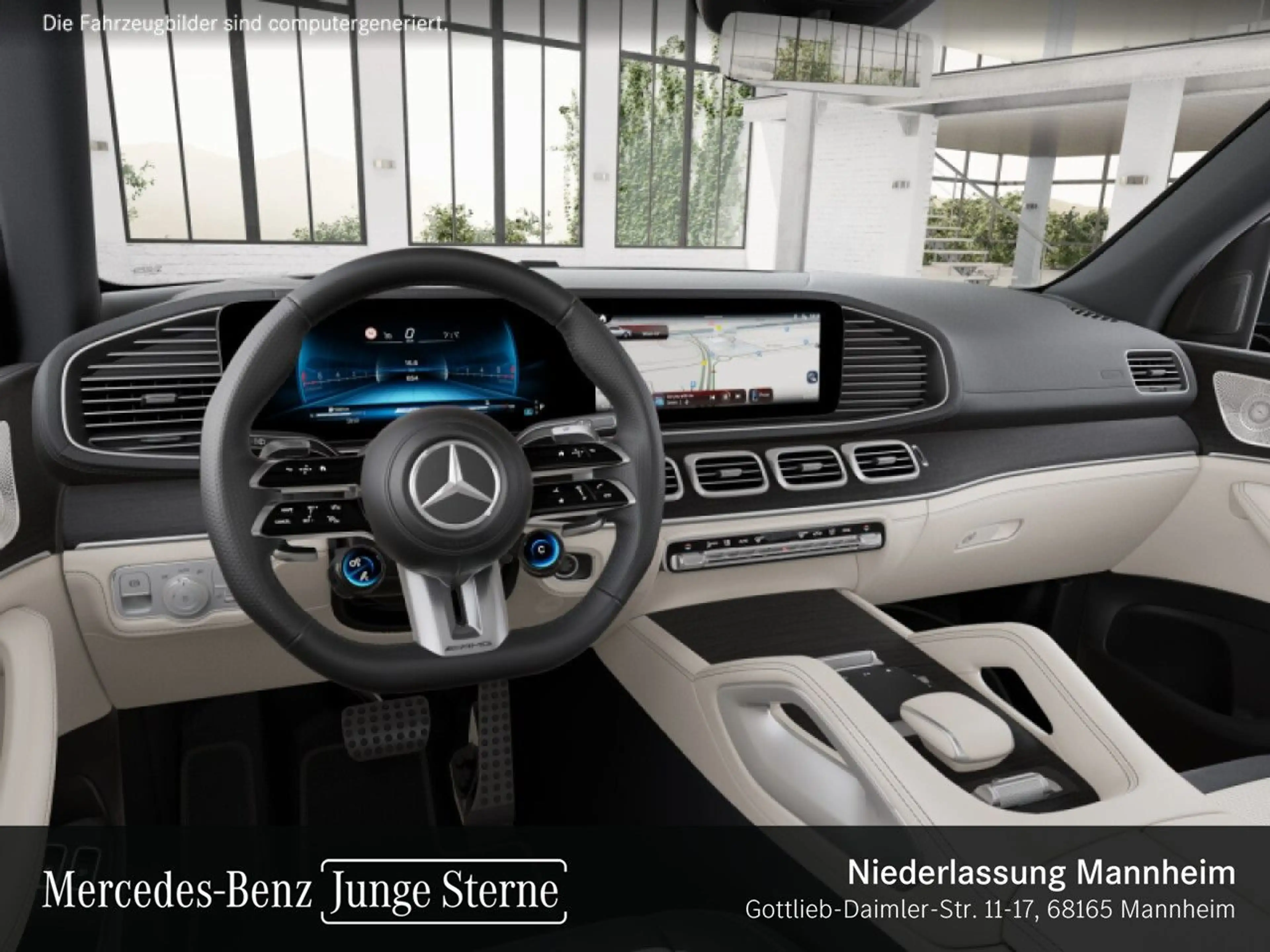 Mercedes-Benz GLE 53 AMG GLE 53 HYBRID 4M NIGHT+PANO+360+AHK+MULTIBEAM+21" — photo 10