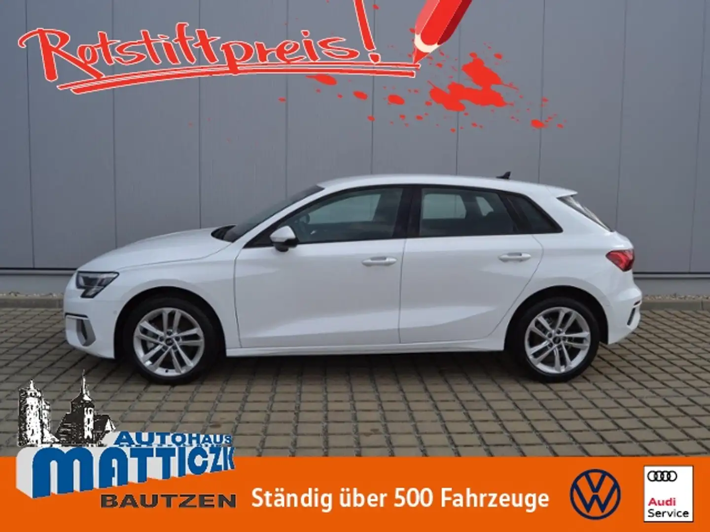 Audi A3 Sportback 30 TFSI Advanced LED/RFK/PARK-ASSIST/GR Wit - 1