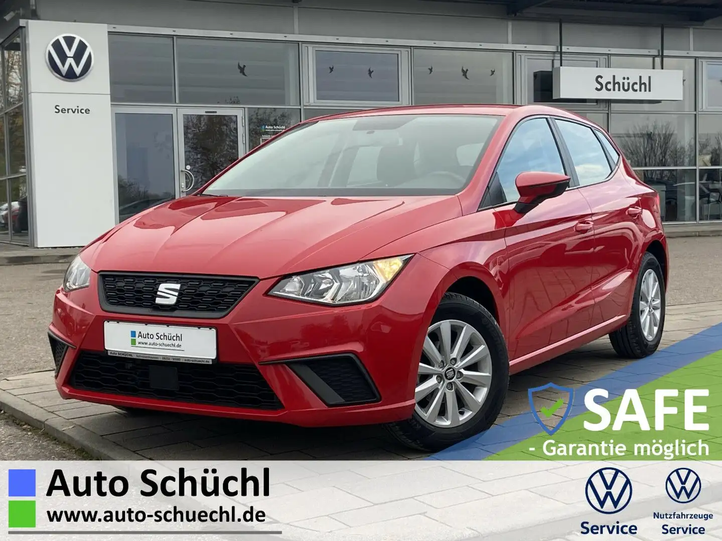SEAT Ibiza 1.0 TSI Style 15"+FULL-LINK+SHZ+DAB+BLUETO Rot - 1