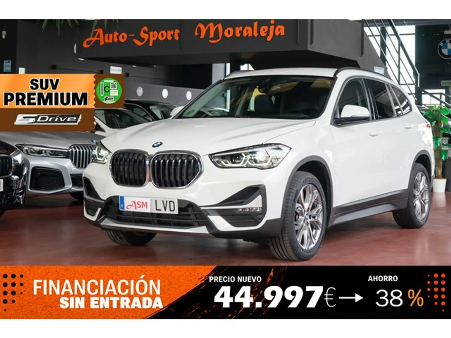 BMW X1 sDrive 18dA Blanc - 1