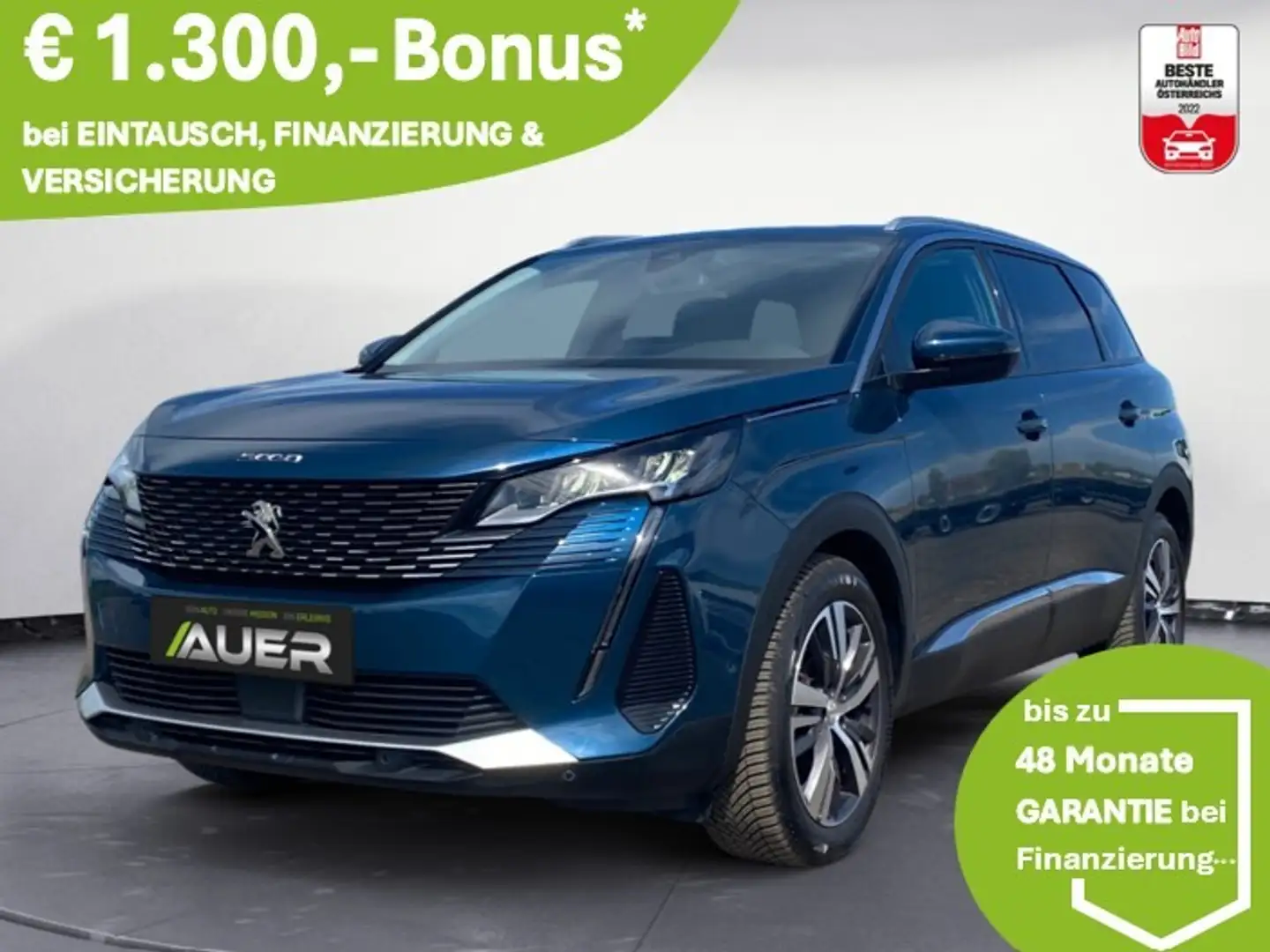Peugeot 5008 1,5 BlueHDI Allure | 7-SITZER | AHK Blau - 1