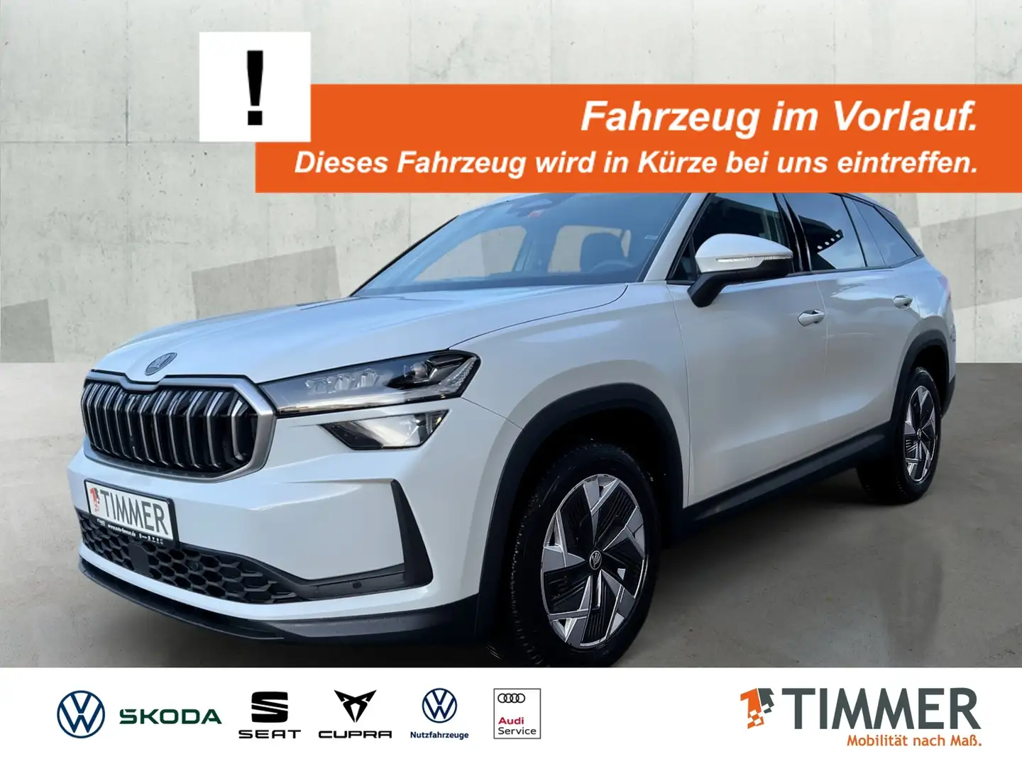 Skoda Kodiaq 2.0 TDI DSG 4x4 SELECTION *AHK *HuD *MATRIX *ACC Blanc - 1