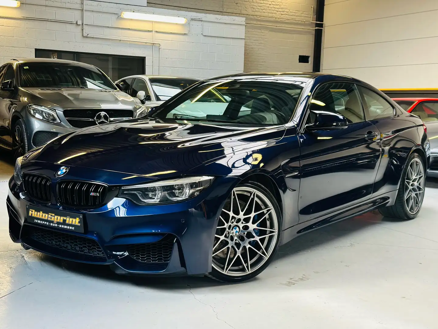 BMW M4 450 CH M4 COMPÉTITION CARBON HARMAN Bleu - 2