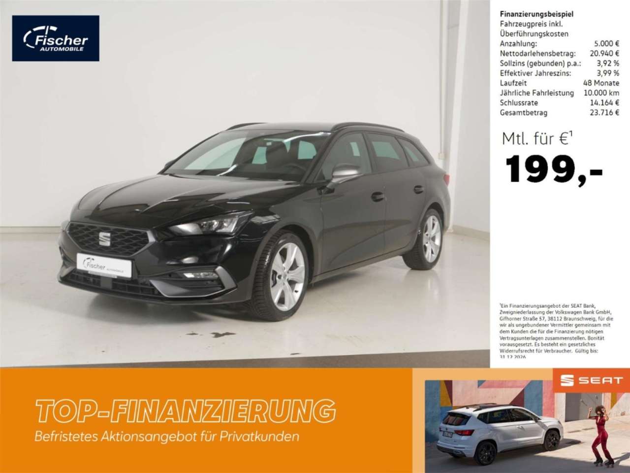 Seat Leon 2025 — Sportstourer 1.5 eTSI DSG FR NAV/ACC/KAMERA