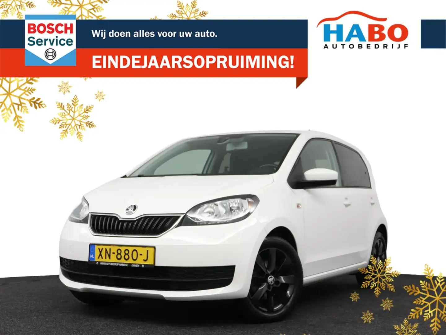 Skoda Citigo 1.0 GREENTECH AMBITION 5DRS AC/CRUISE/REGEN.SENS/L Weiß - 1