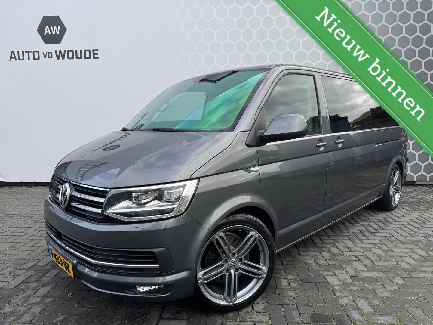 Volkswagen T6 Transporter 2.0 TDI L2H1 DC Highline LED Schuifdeur links Gris - 1