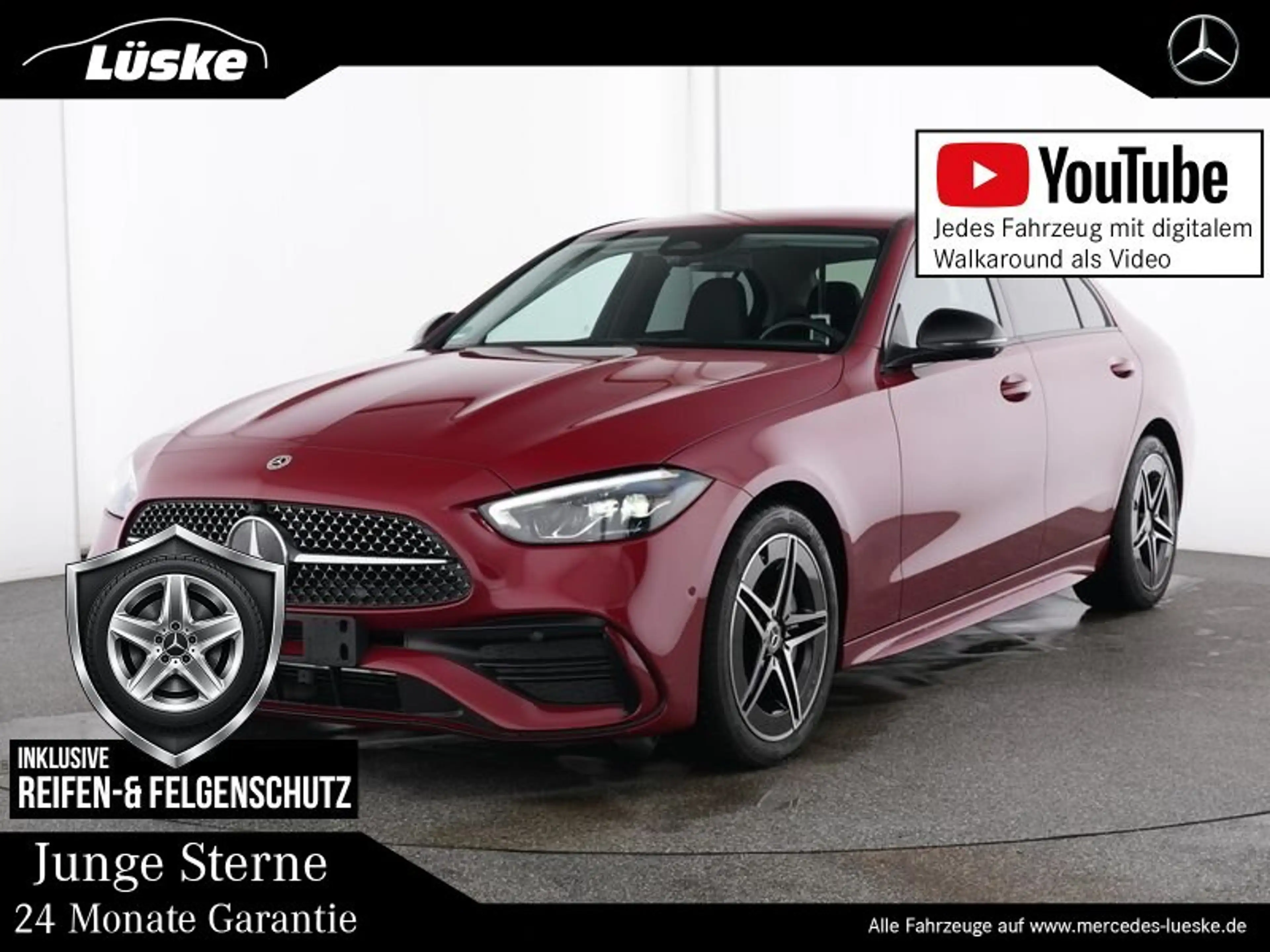 Mercedes-Benz C 220 d AMG Line Night 360° Totwinkel CarPlay