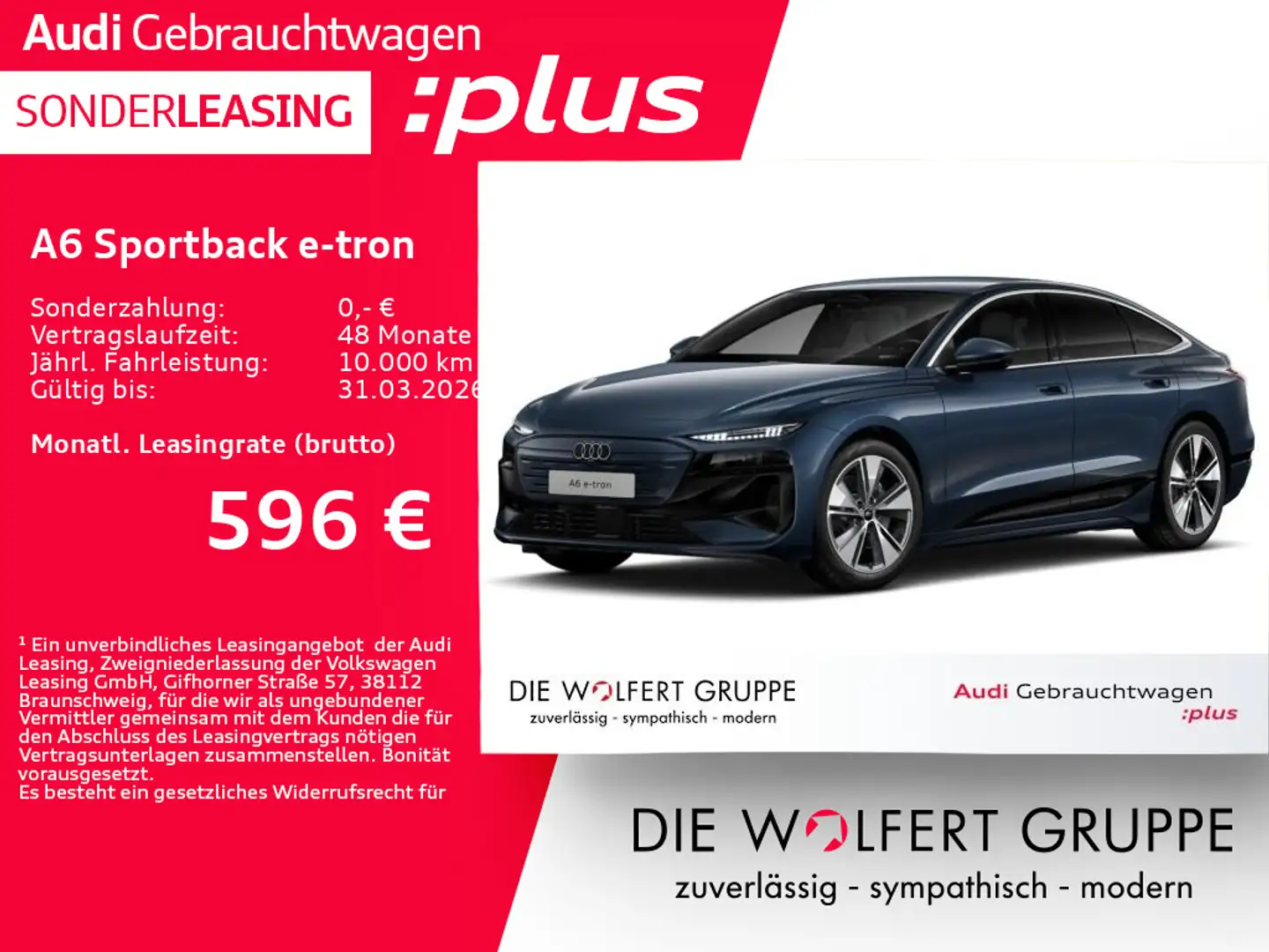 Audi A6 e-tron quattro *0,25%*ACC*360°*AHK Bleu - 1