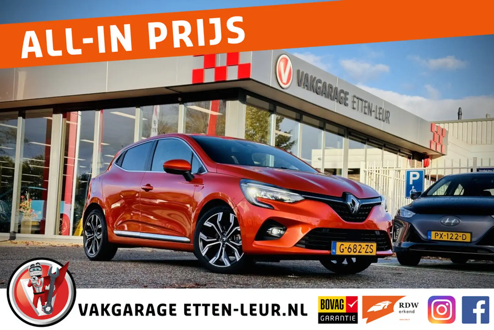Renault Clio 1.0 TCe Intens | CAMERA | CLIMA | CRUISE | ARMSTEU Naranja - 1