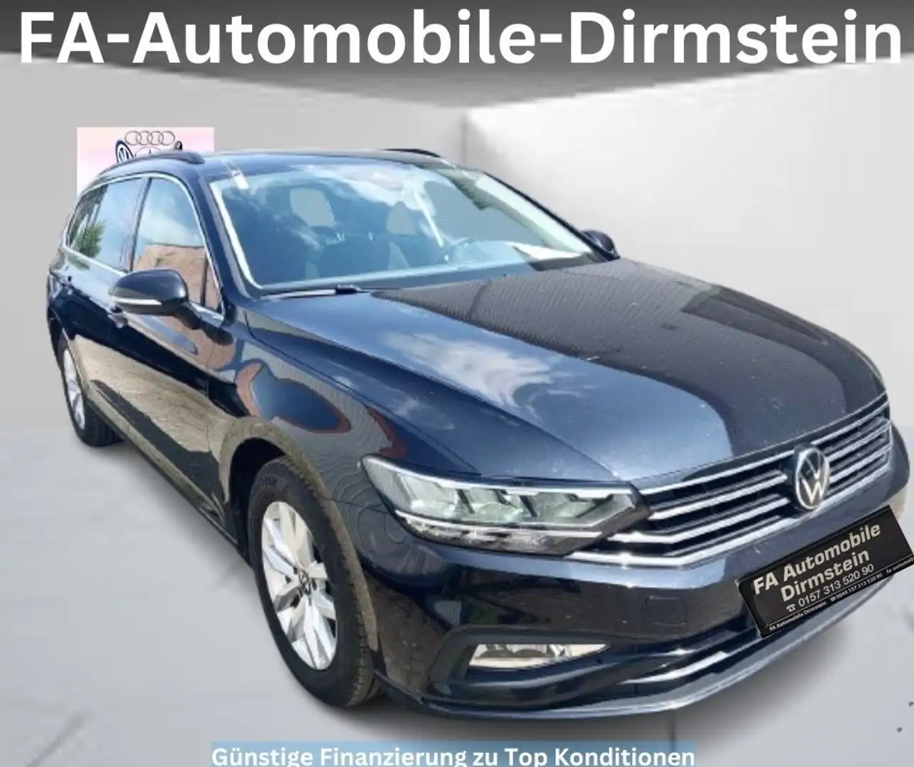 Volkswagen Passat Variant Passat 2.0 TDI/LED/NAVI/KAM/VIRTUELL /AHK/DAB/AC Zwart - 2