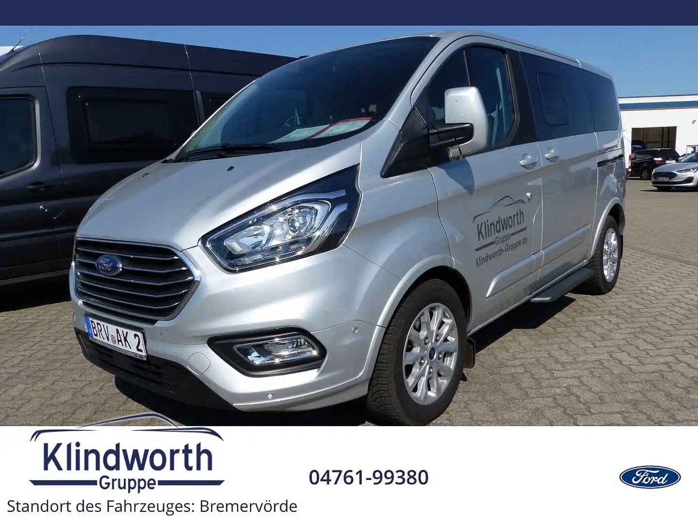 Ford Tourneo Custom 320 EcoBlue L1H1 Titanium Navi,Kamera Silber - 1