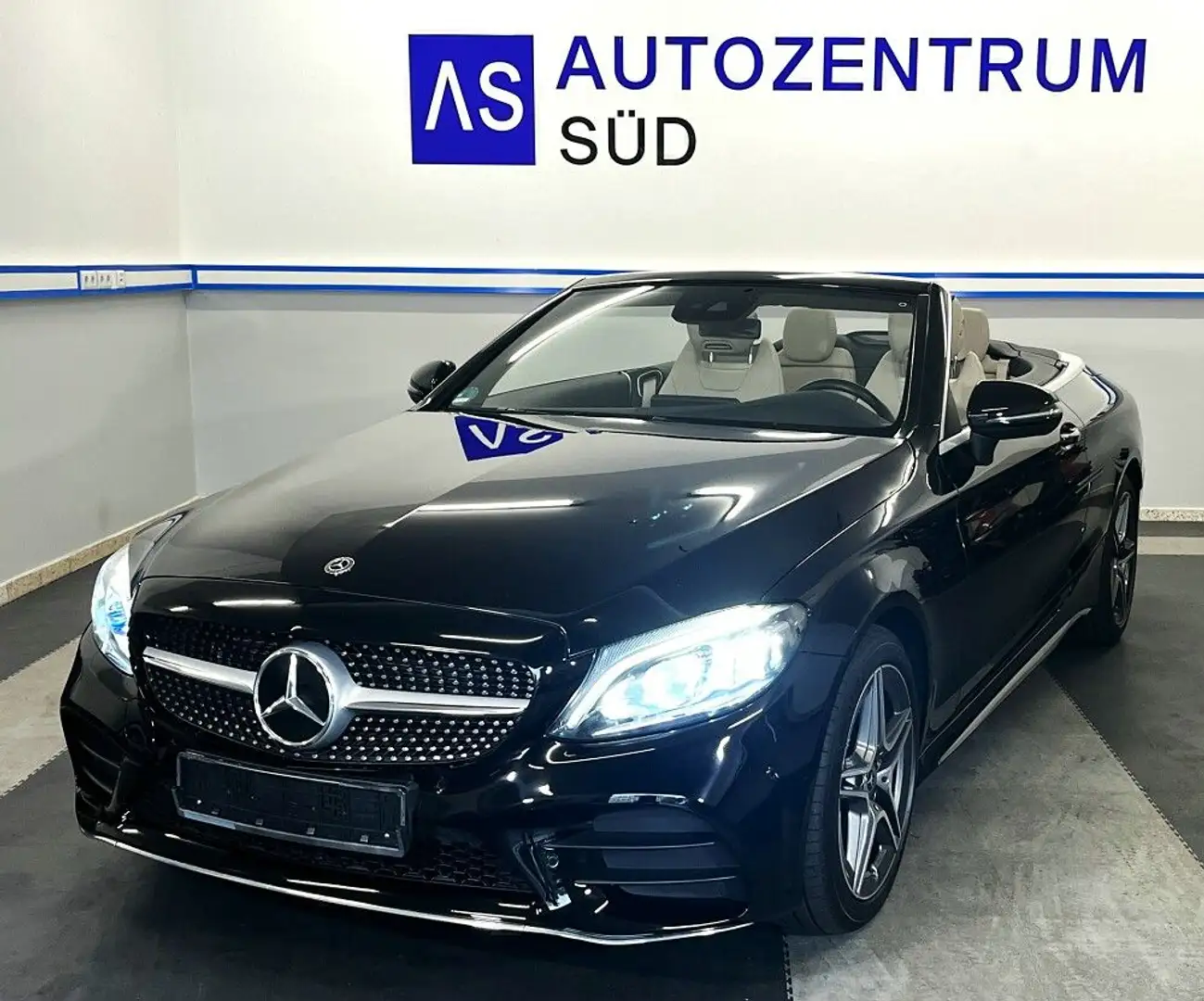 Mercedes-Benz C 300 Cabrio AMG-LINE NAVI MILD-HYBRID KEYLESS Noir - 1