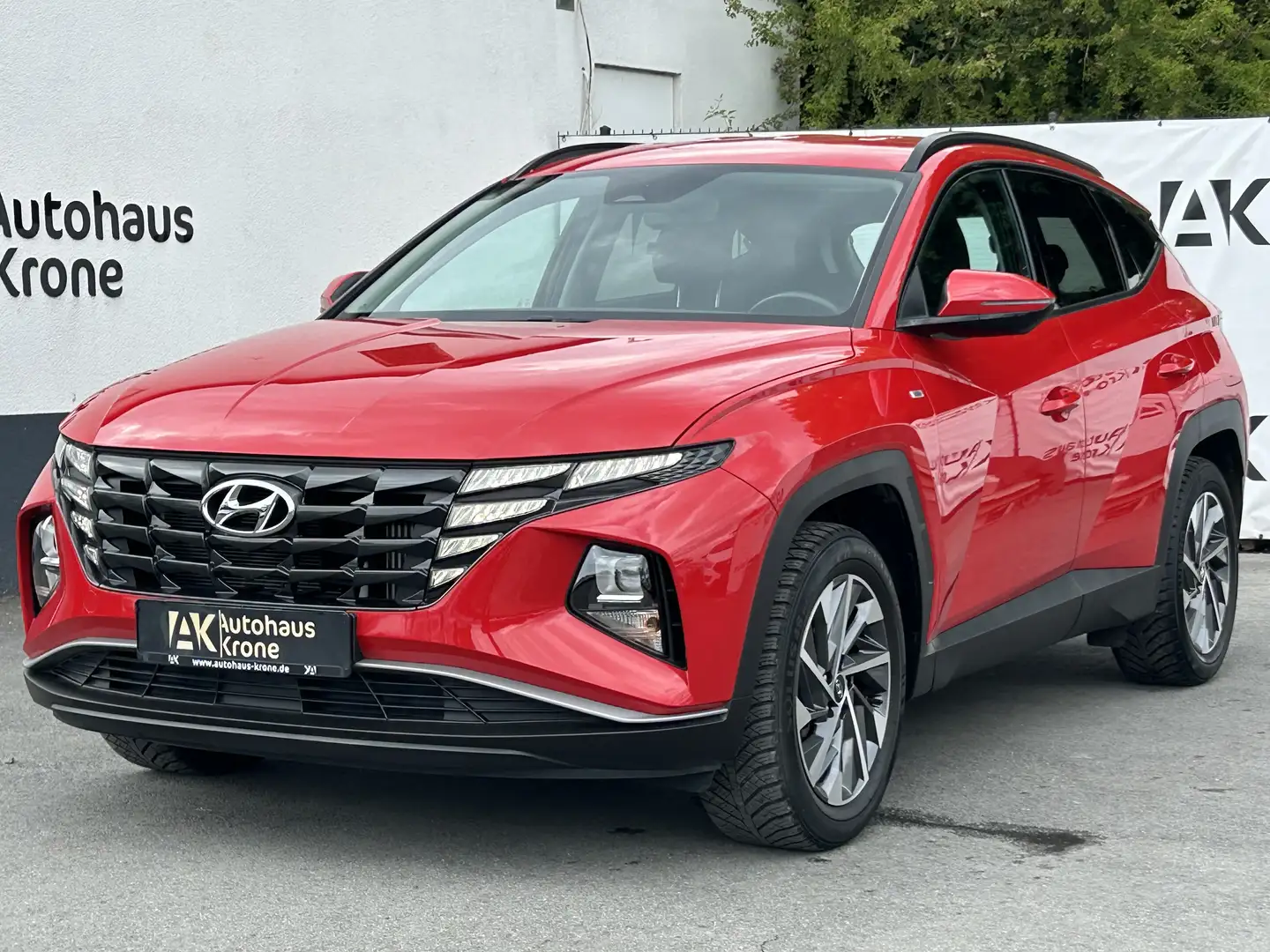 Hyundai TUCSON 1.6 T-GDI  Mild-Hybrid 2WD *DIGITAL TACHO* AUTOMAT Rojo - 2