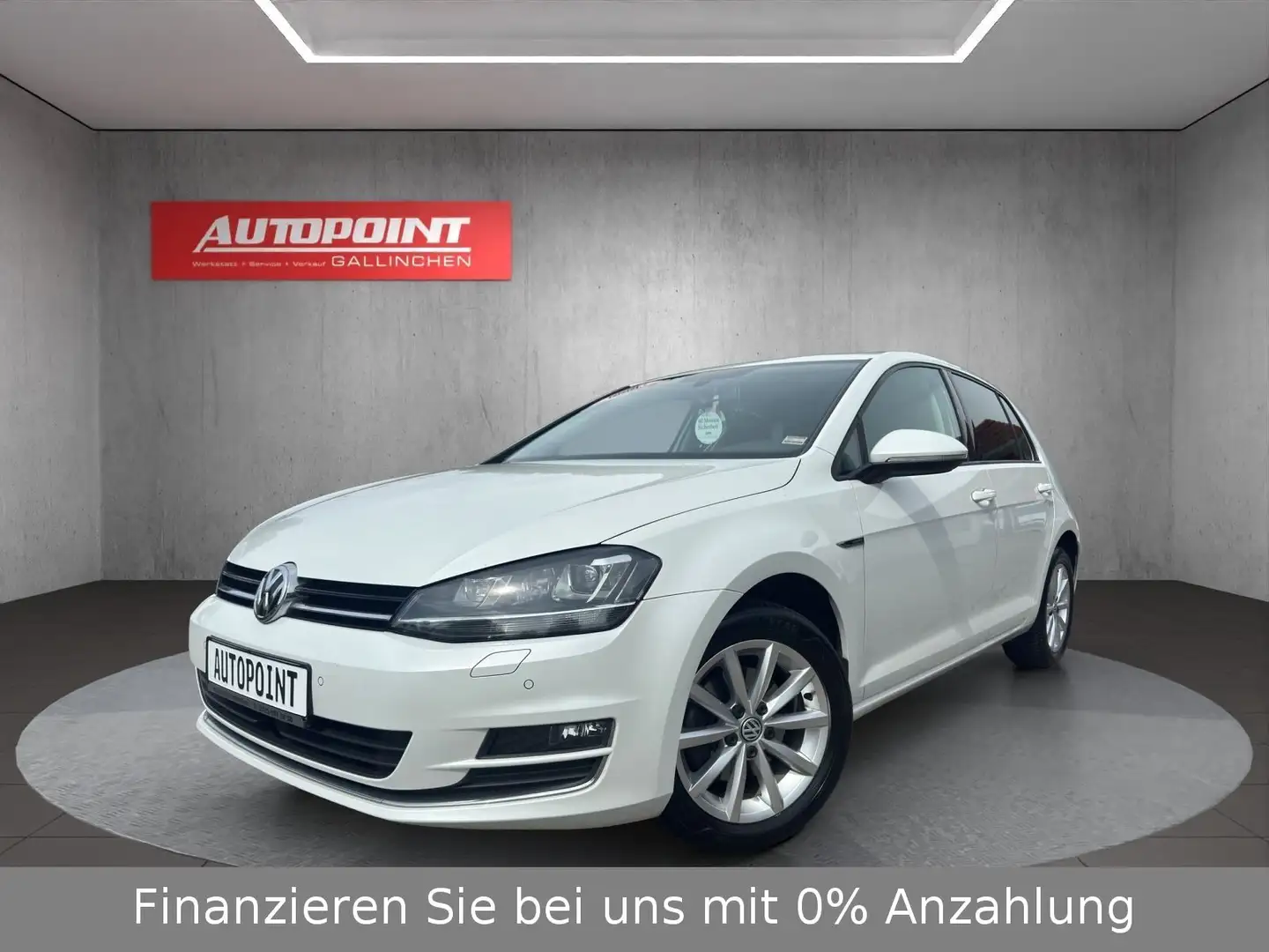 Volkswagen Golf VII Lounge Bi-Xenon+Navi+Sitzhzg aus 2.Hand Blanco - 1