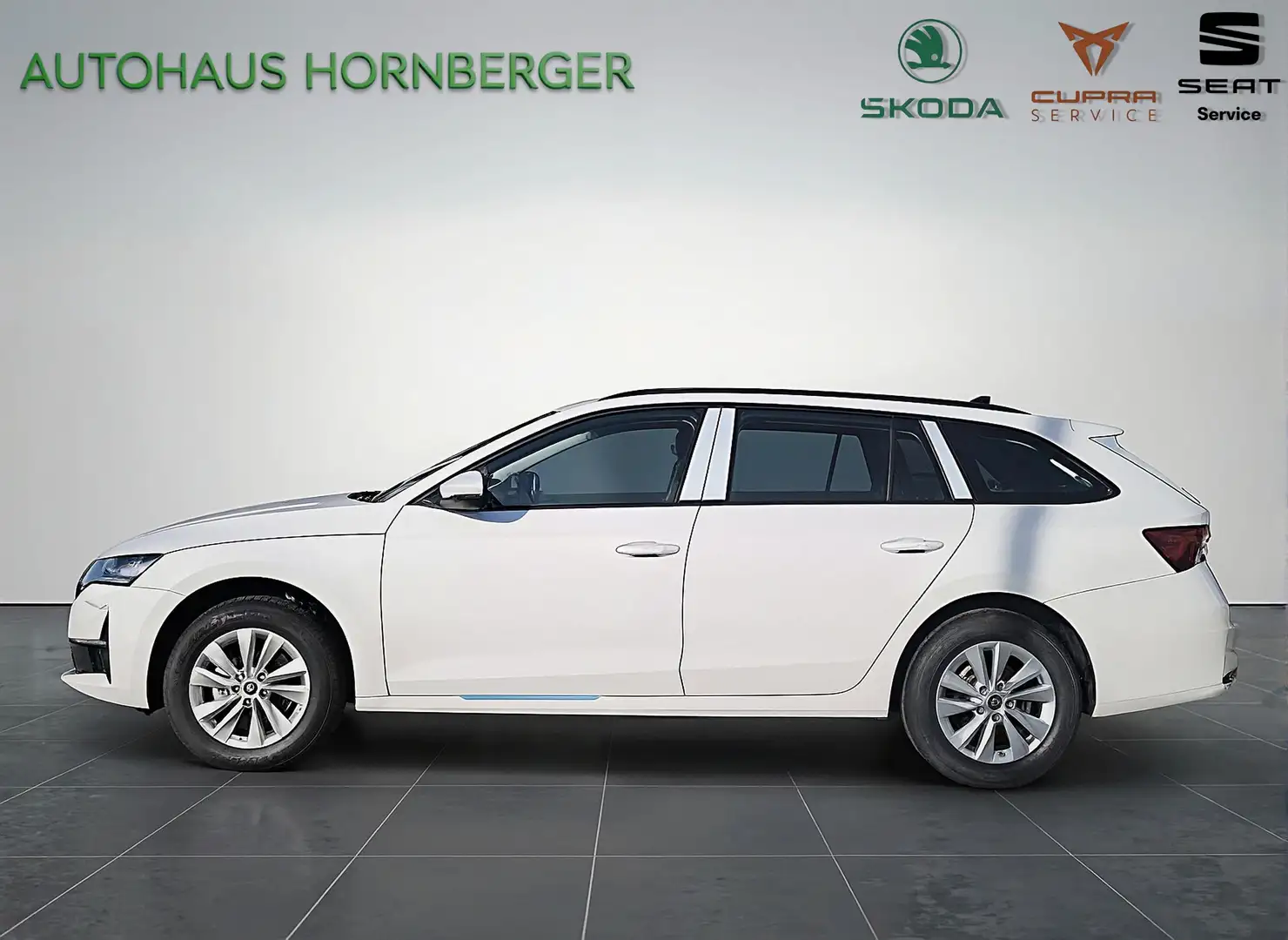Skoda Octavia 2.0 TDI 150PS Selection Combi AHK LED Tempomat PDC Weiß - 2