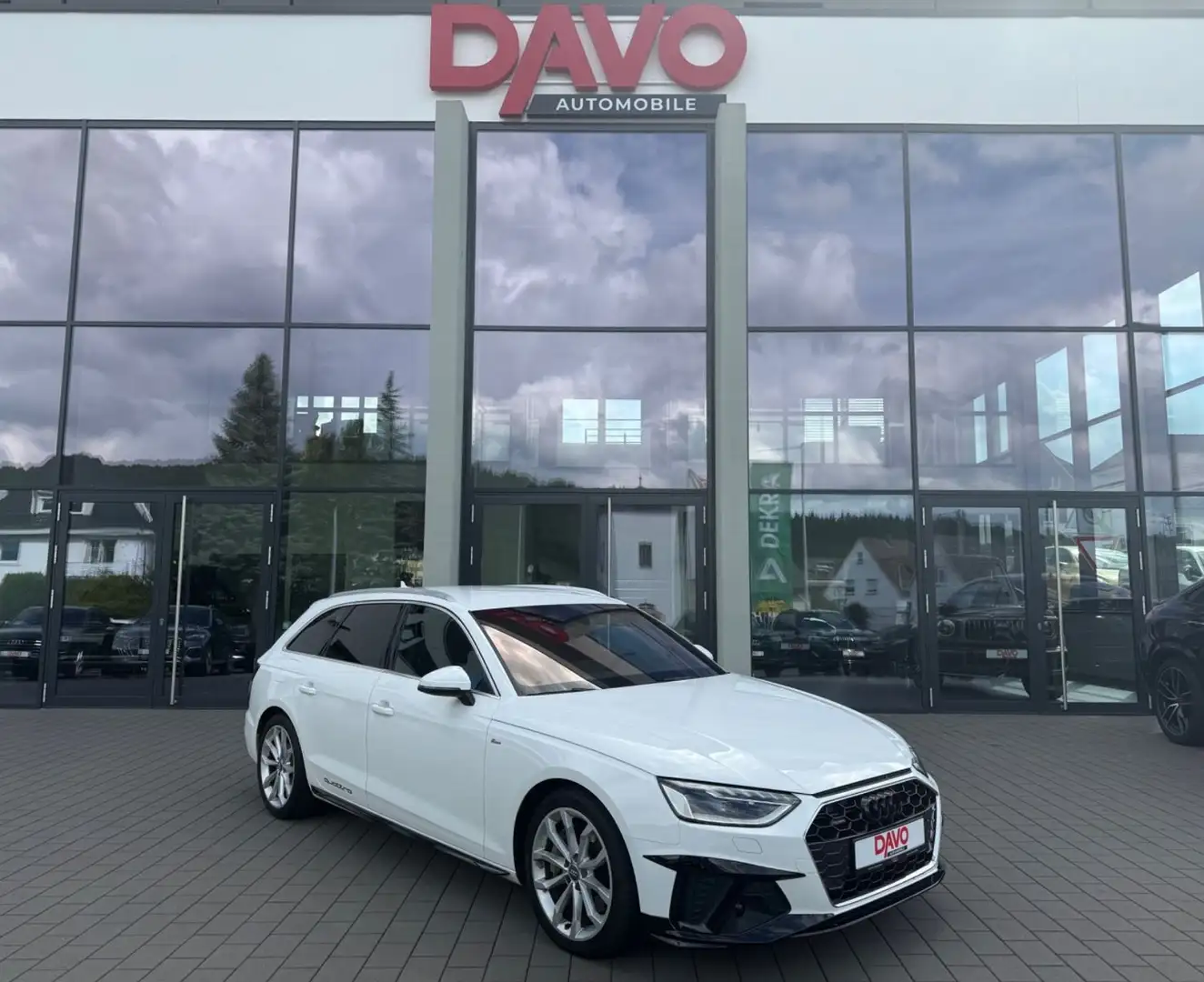 Audi A4 Avant 45 TDI quattro 3x S line/Matrix/Virtual Weiß - 1