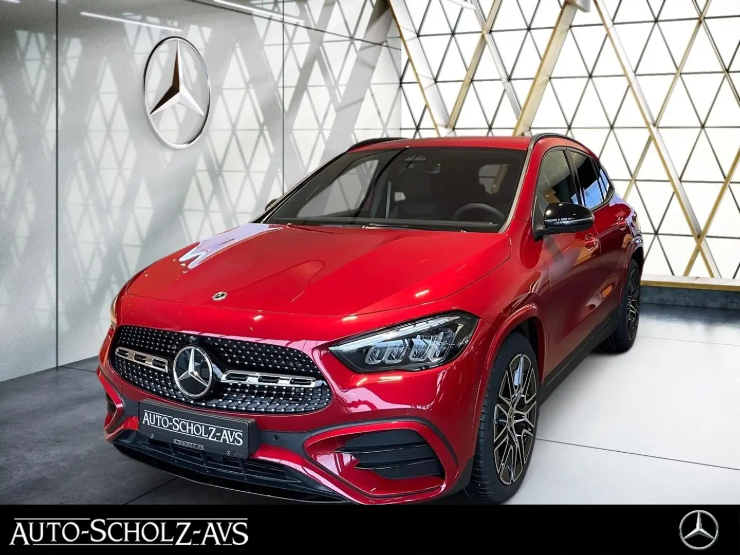 Mercedes-Benz GLA 200 AMG Night*AHK*StandHz*360°KAM*LenkradHz* Rot - 1