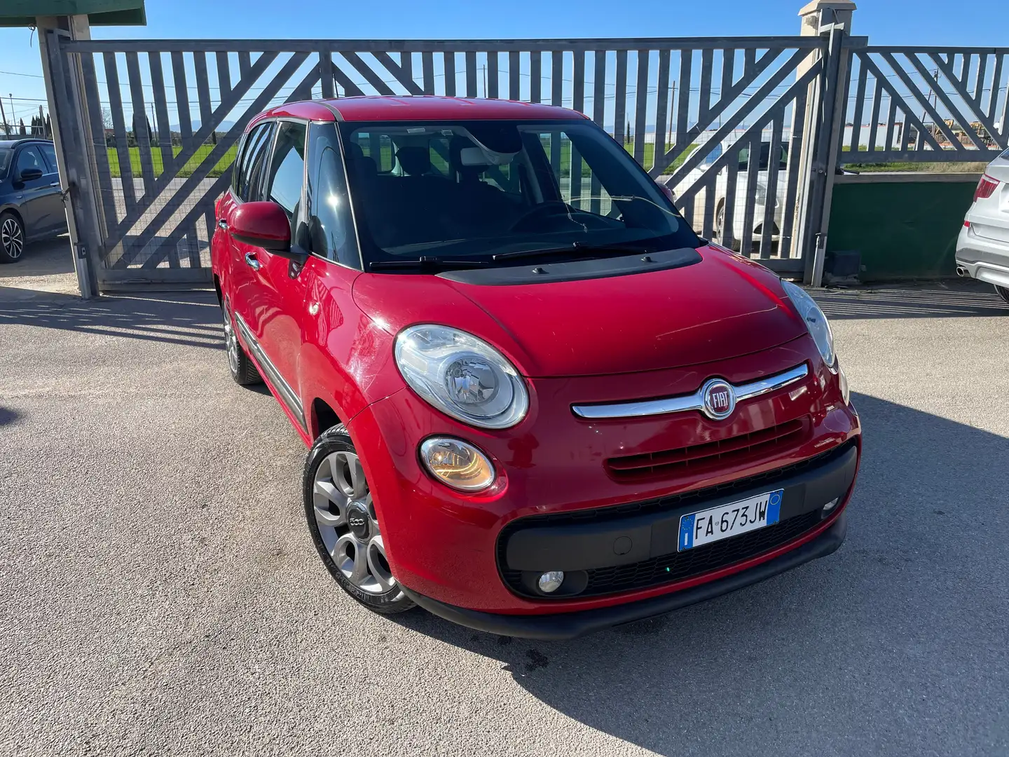 Fiat 500L 500L Living Dualogic 1.3 mjt Lounge 85cv-NAVIGATO Rouge - 1