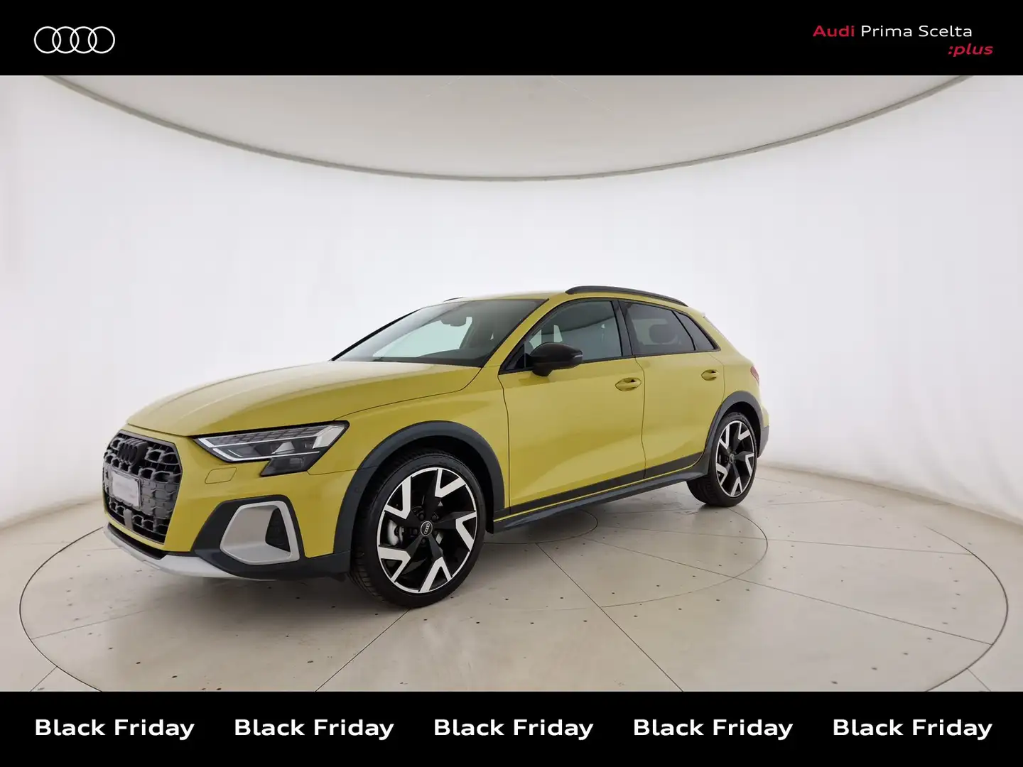 Audi A3 allstreet 1.5 tfsi mhev identity contrast 150cv s- Giallo - 1