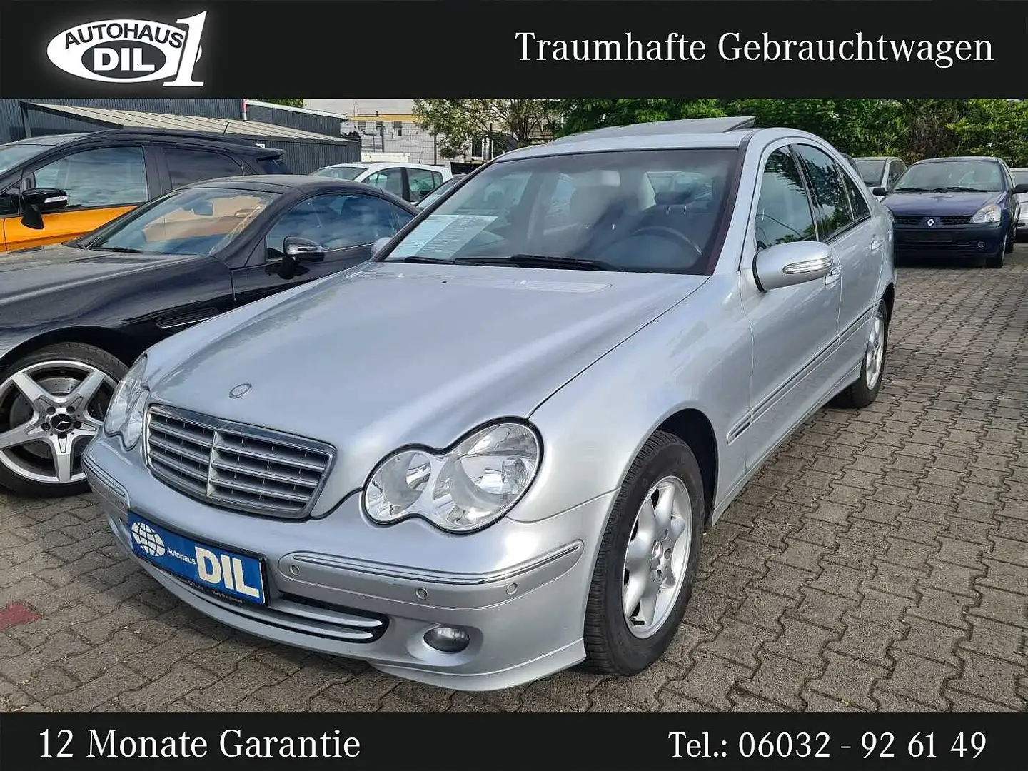 Mercedes-Benz C 200 CDI Elegance *TÜV ASU NEU* Zilver - 1