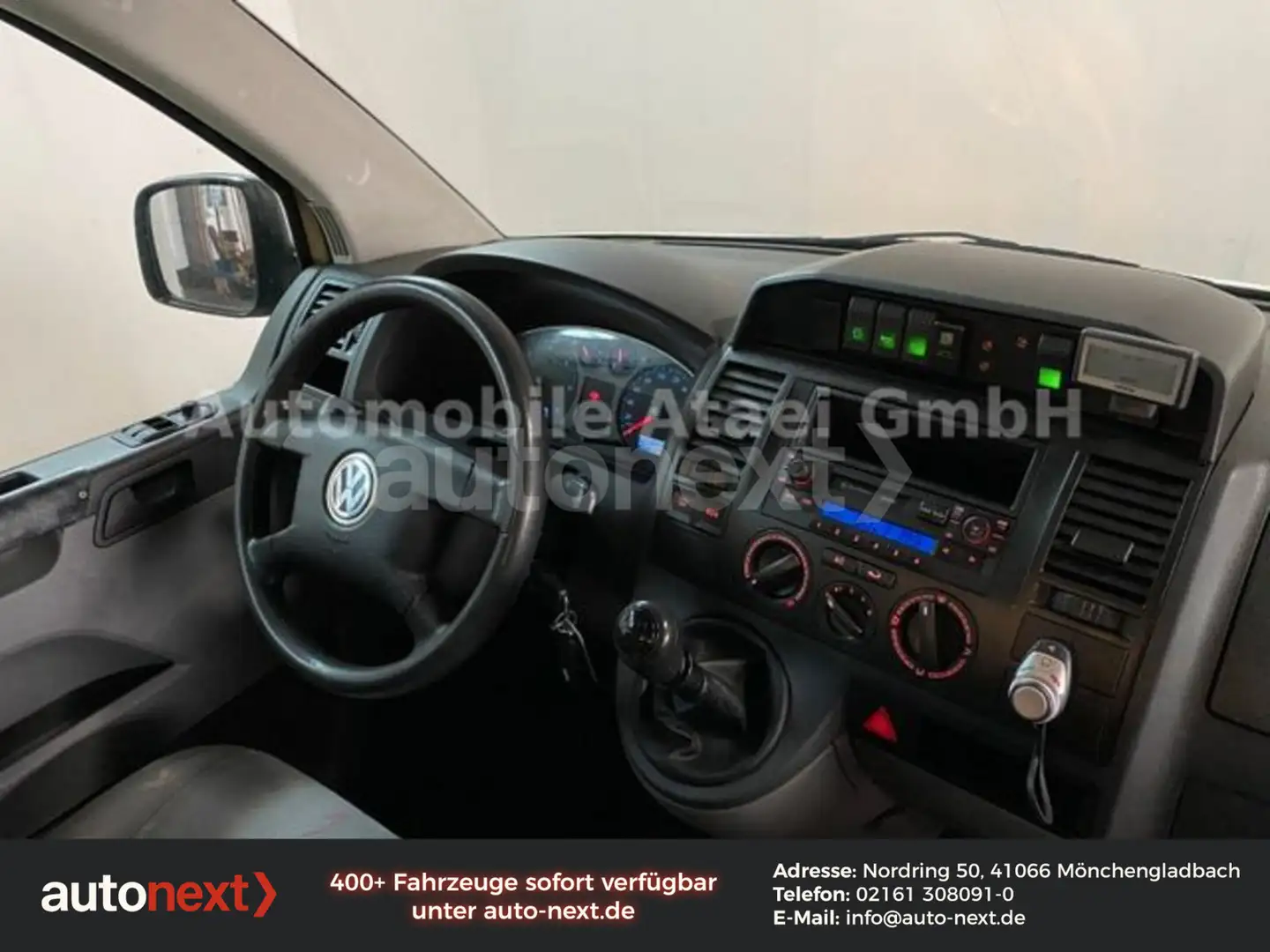 Volkswagen T5 Transporter 2.5 TDI *KTW* 1.Hand+ Klima 9558 Blanco - 2