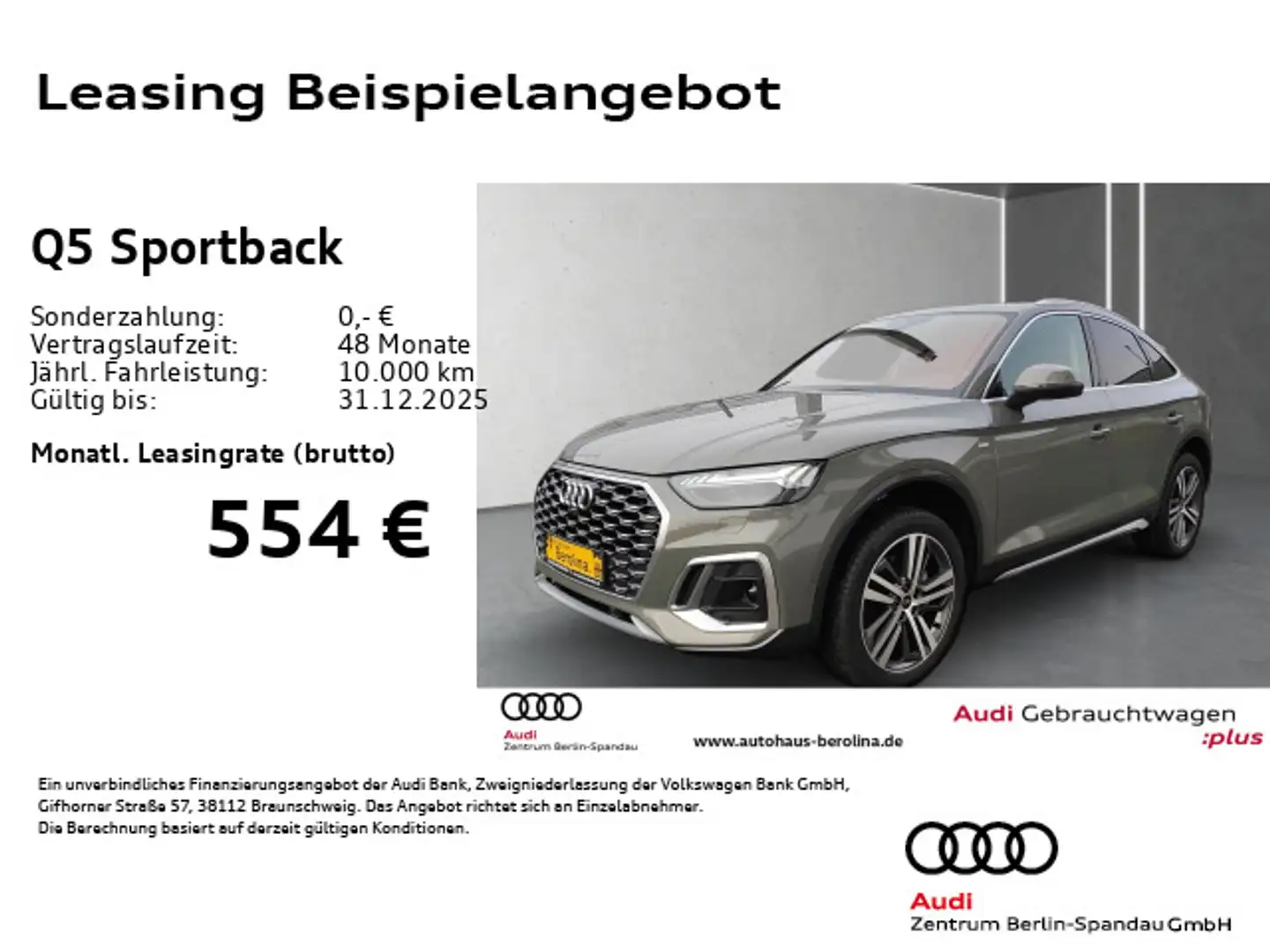 Audi Q5 50 TFSI e qu. S line S tronic *ACC* Grau - 1