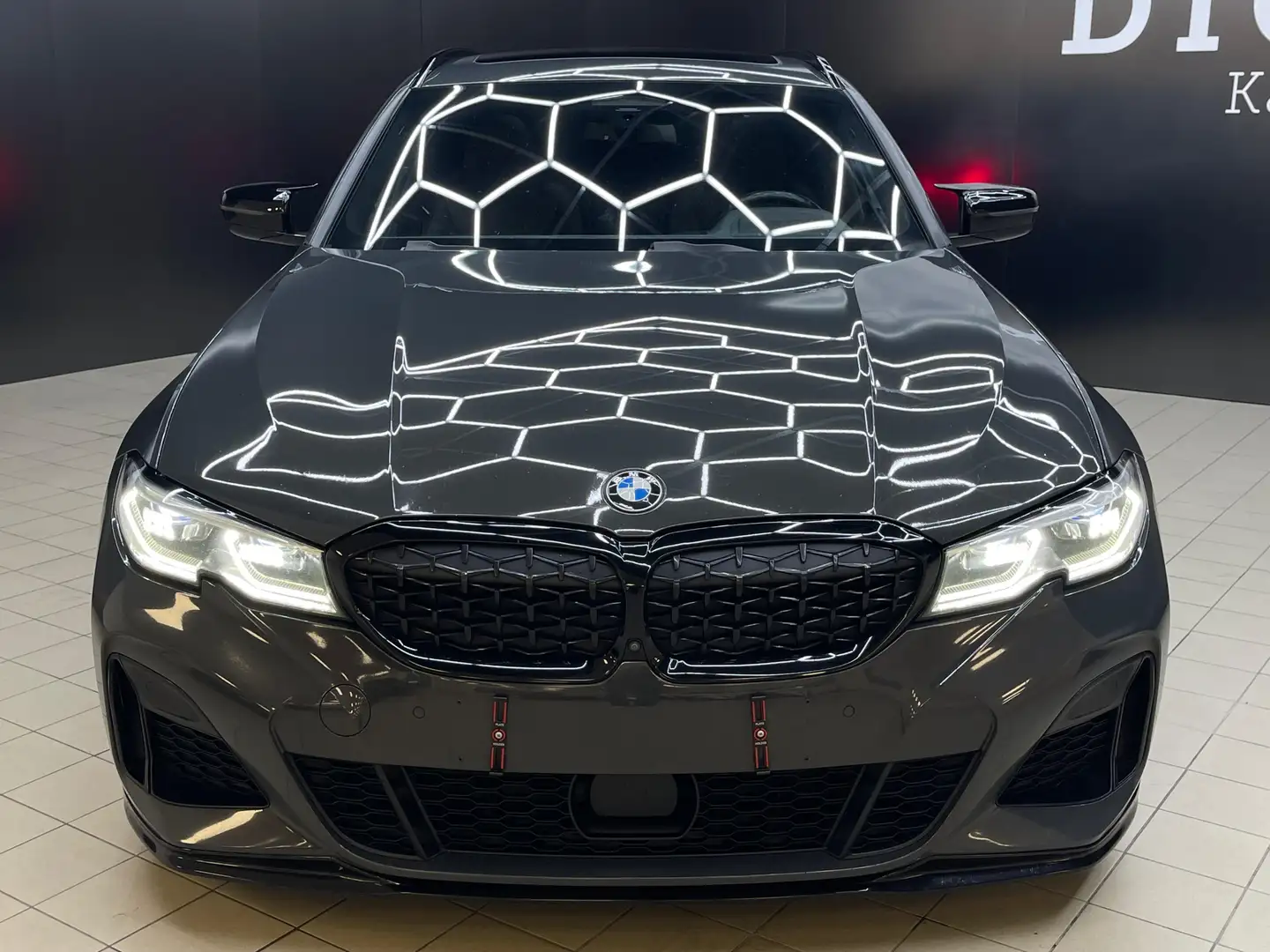 BMW 340 xDr LASER+LEDER+PANO+HEAD+PROF+360+ACC+AHK Gris - 2