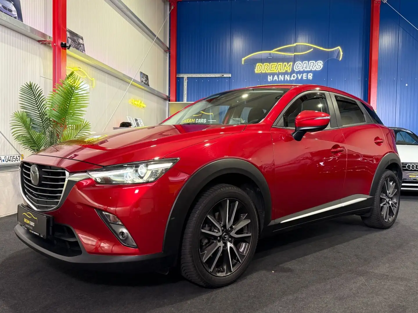Mazda CX-3 Sports-Line AWD*HEAD-UP*TOTWINKEL*ALLWETTER Rot - 1