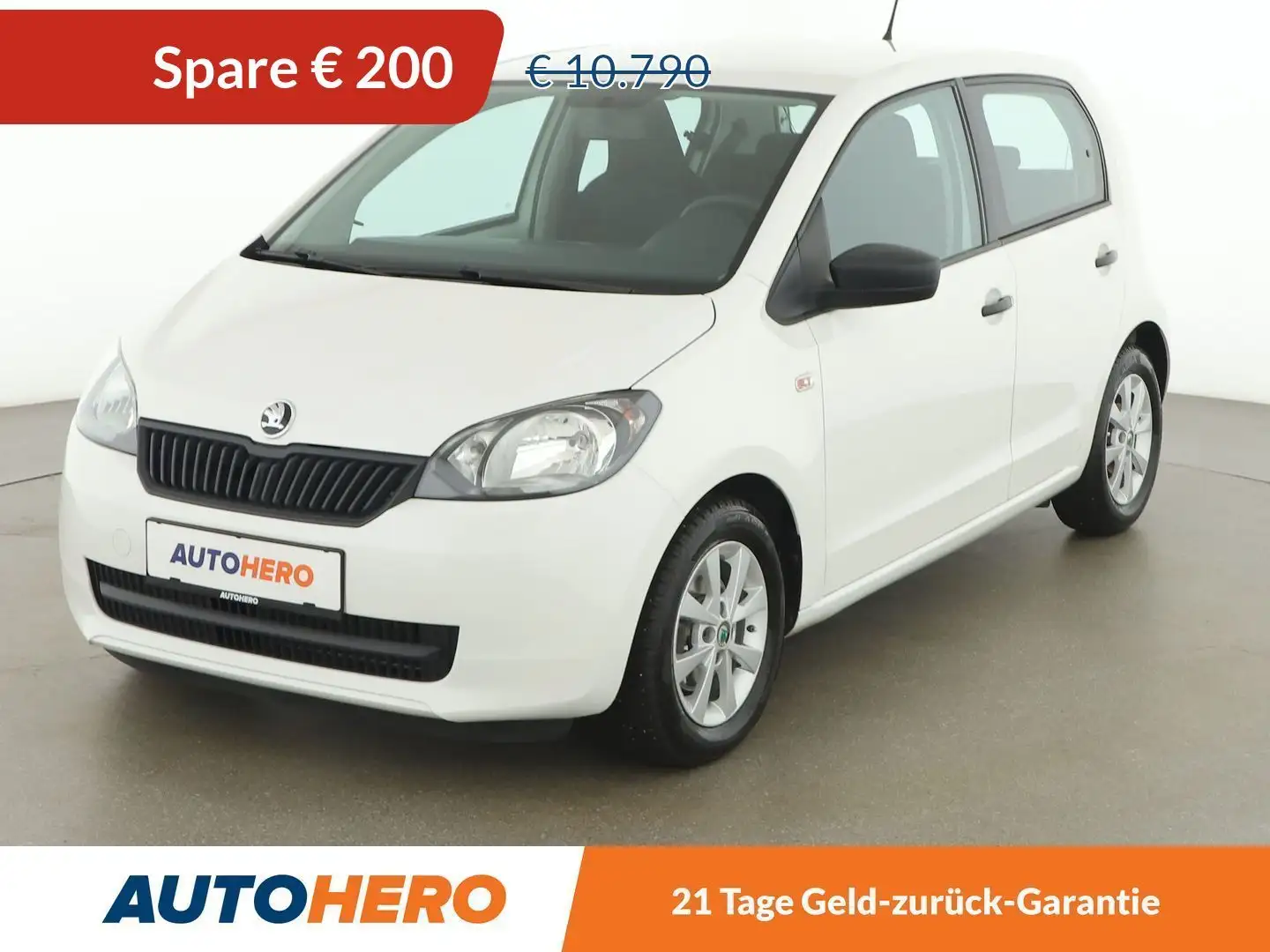 Skoda Citigo 1.0 MPI Active Aut. *SHZ*KLIMA*ALU* Weiß - 1