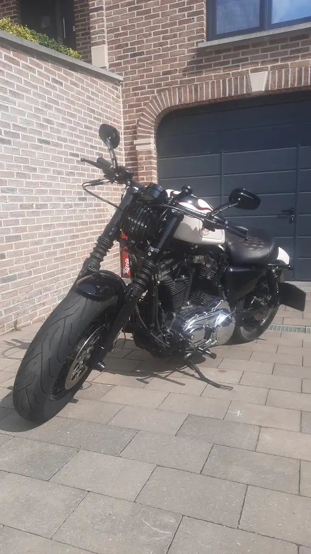 Harley-Davidson Sportster Forty Eight XL1200XS Blanc - 1