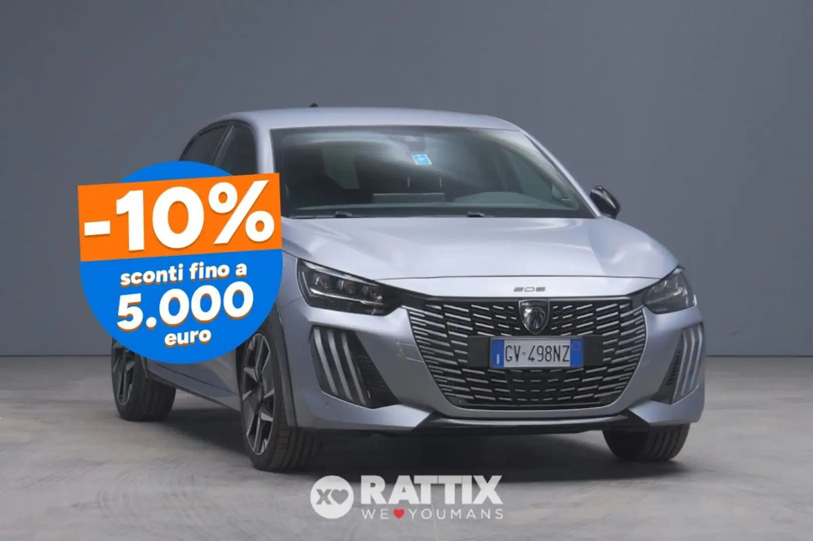 Peugeot 208 1.2 Puretech 110CV GT Gris - 1