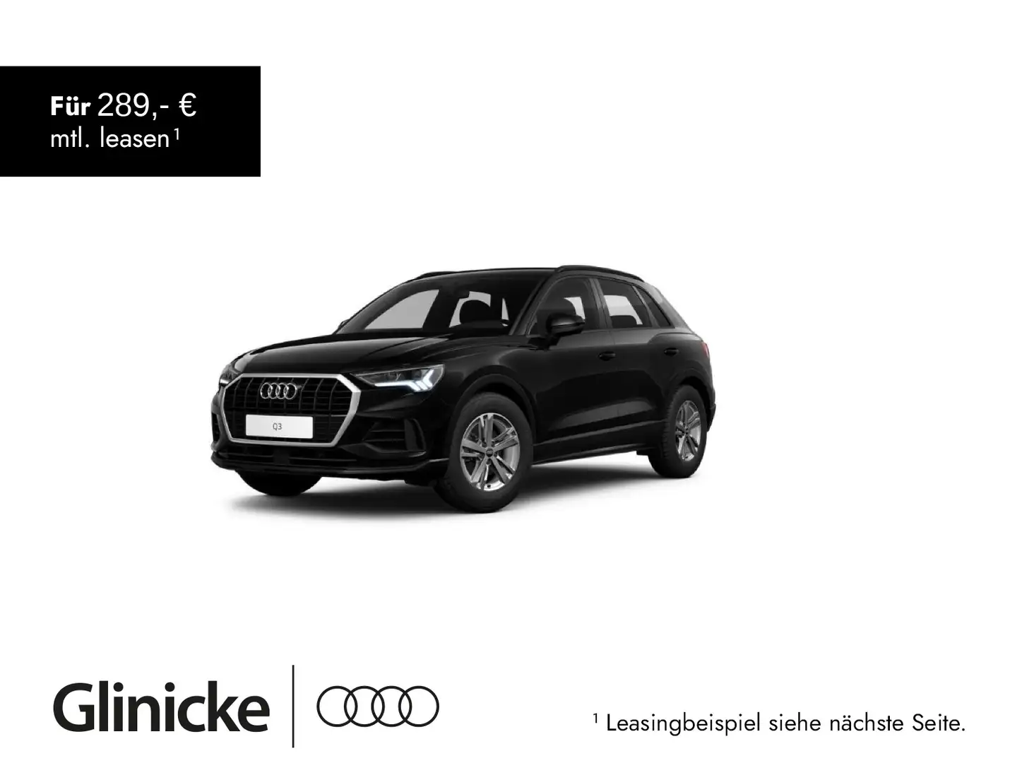 Audi Q3 Fahrschule 35 TFSI S line AHZV Navi Schwarz - 1