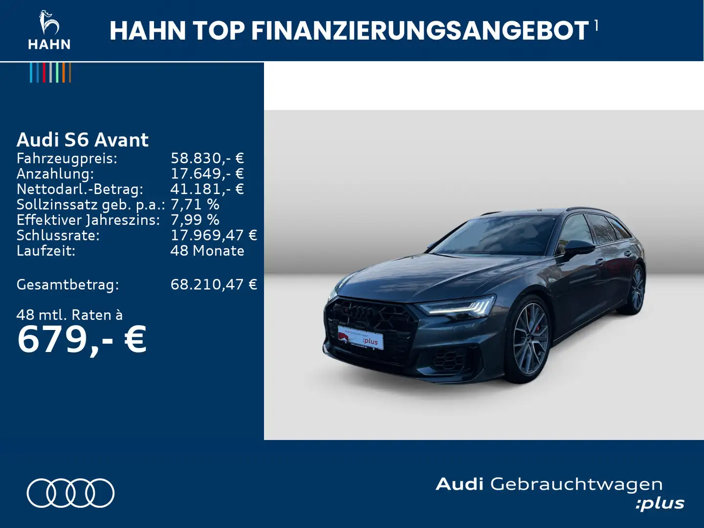 Audi S6 TDI quattro S-trc HUD B&O Pano 360° Grau - 2