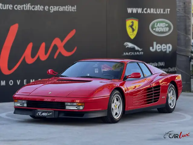 Ferrari Testarossa 5.0 V12 390CV | UNICO PROPRIETARIO | SOLO TAGLIANDI FERRARI | ROSSO CORSA