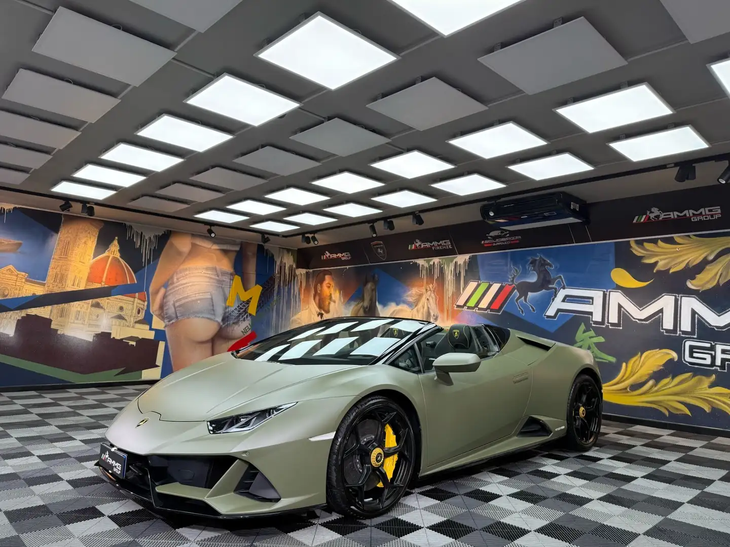 Lamborghini Huracán Spyder 5.2 Evo 640 awd (367) Vert - 1