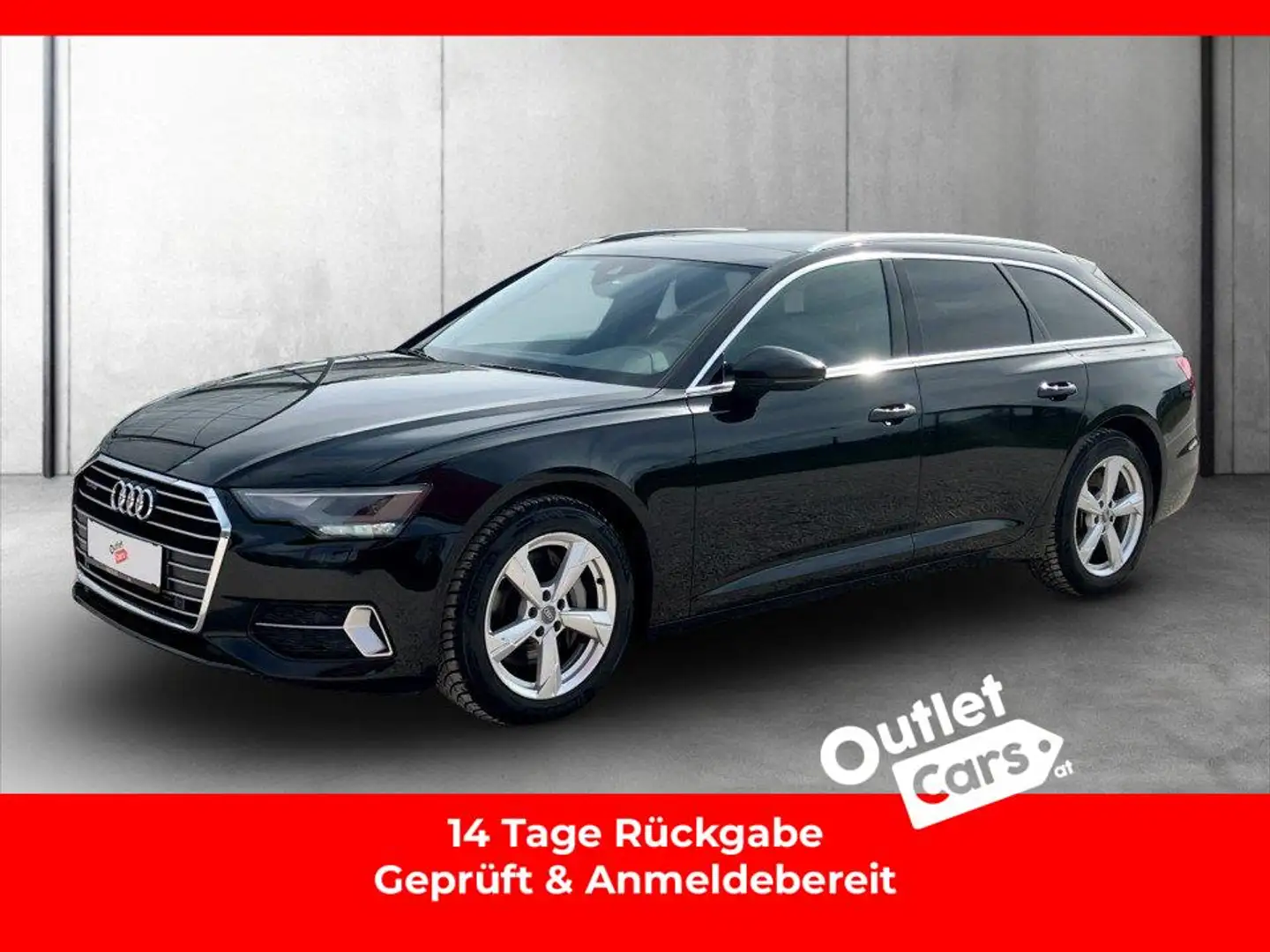 Audi A6 Avant 45 3.0 TDI quattro sport ASSIST+AHK+LED Schwarz - 1