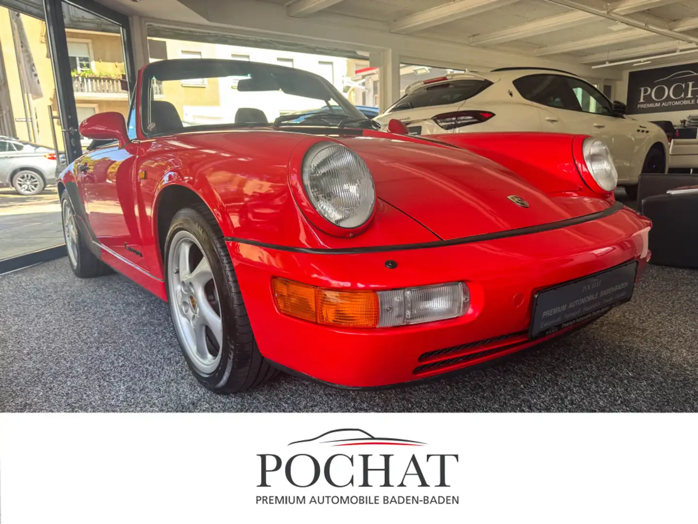 Porsche 964 Carrera 2 Cabrio*Schaltgetriebe*Dt.Fzg Rouge - 1