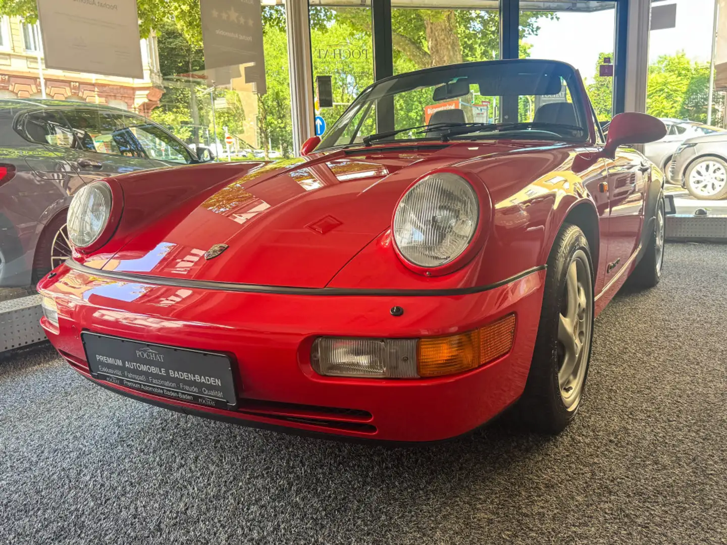 Porsche 964 Carrera 2 Cabrio*Schaltgetriebe*Dt.Fzg Rouge - 2